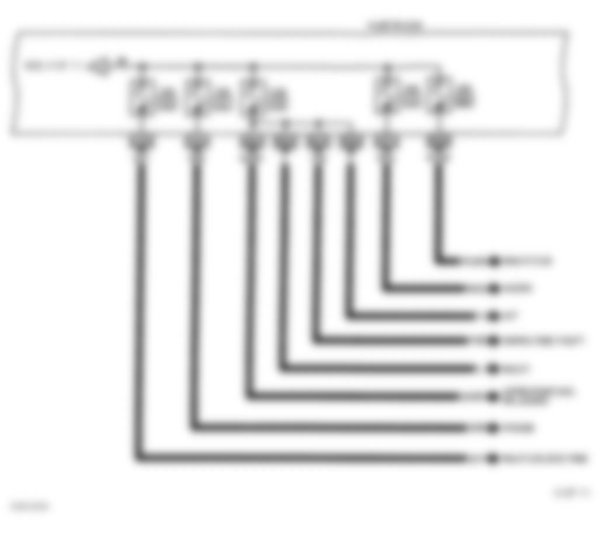 Infiniti J30 t 1996 - Component Locations -  Identifying Circuit Protection Components (5 Of 11)