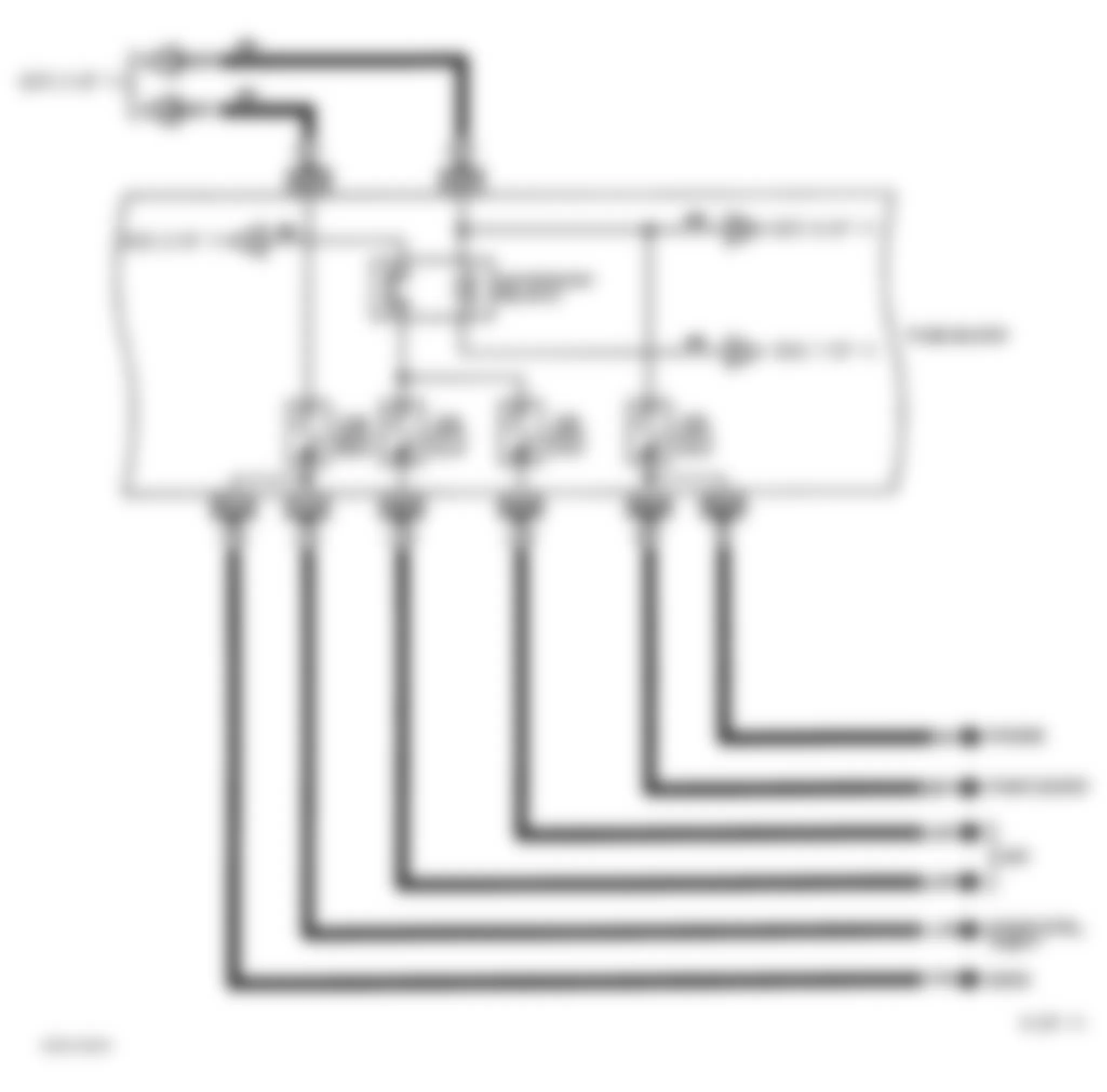 Infiniti J30 t 1996 - Component Locations -  Identifying Circuit Protection Components (6 Of 11)