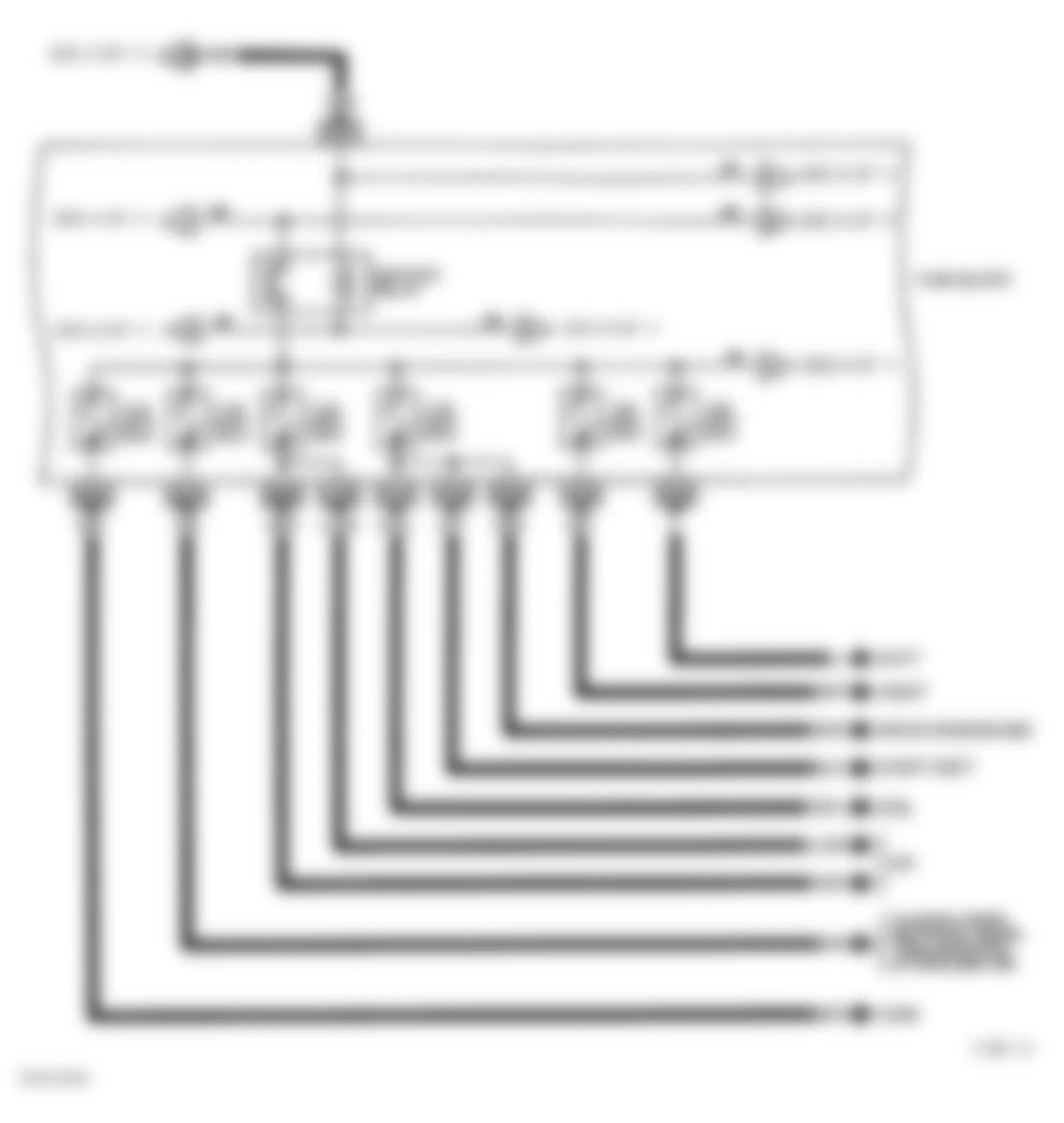 Infiniti J30 t 1996 - Component Locations -  Identifying Circuit Protection Components (7 Of 11)