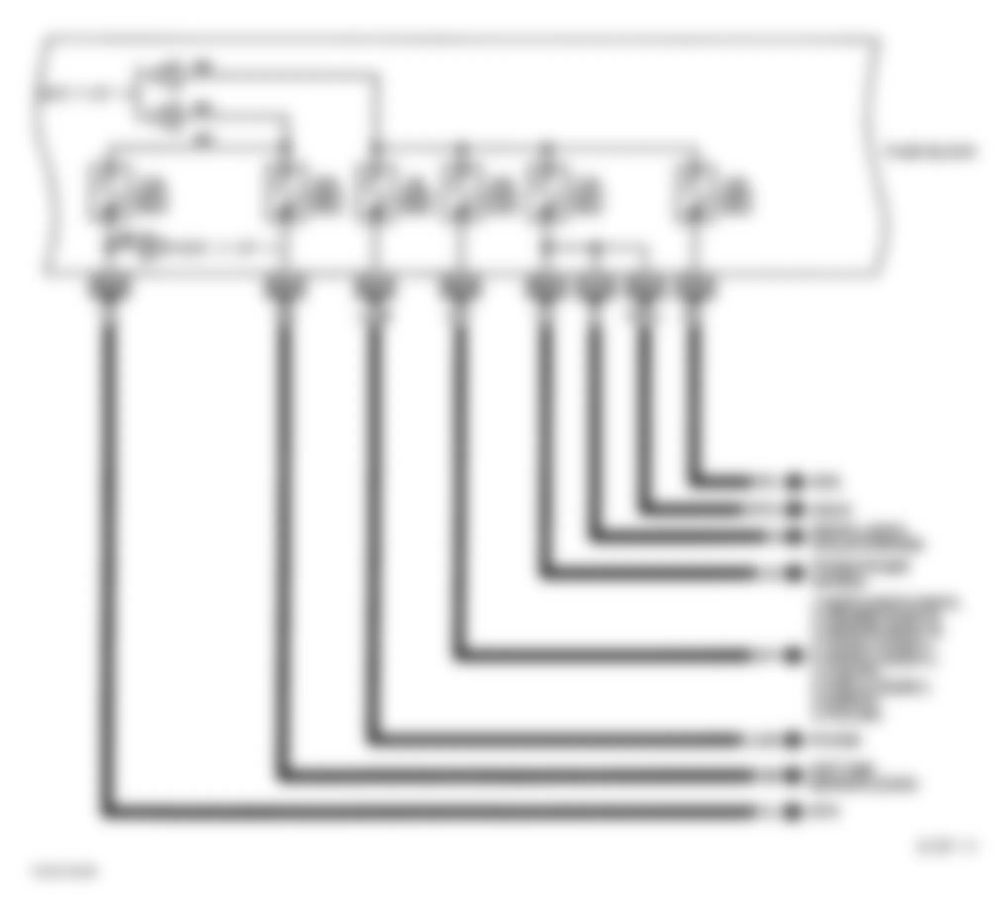 Infiniti J30 t 1996 - Component Locations -  Identifying Circuit Protection Components (8 Of 11)