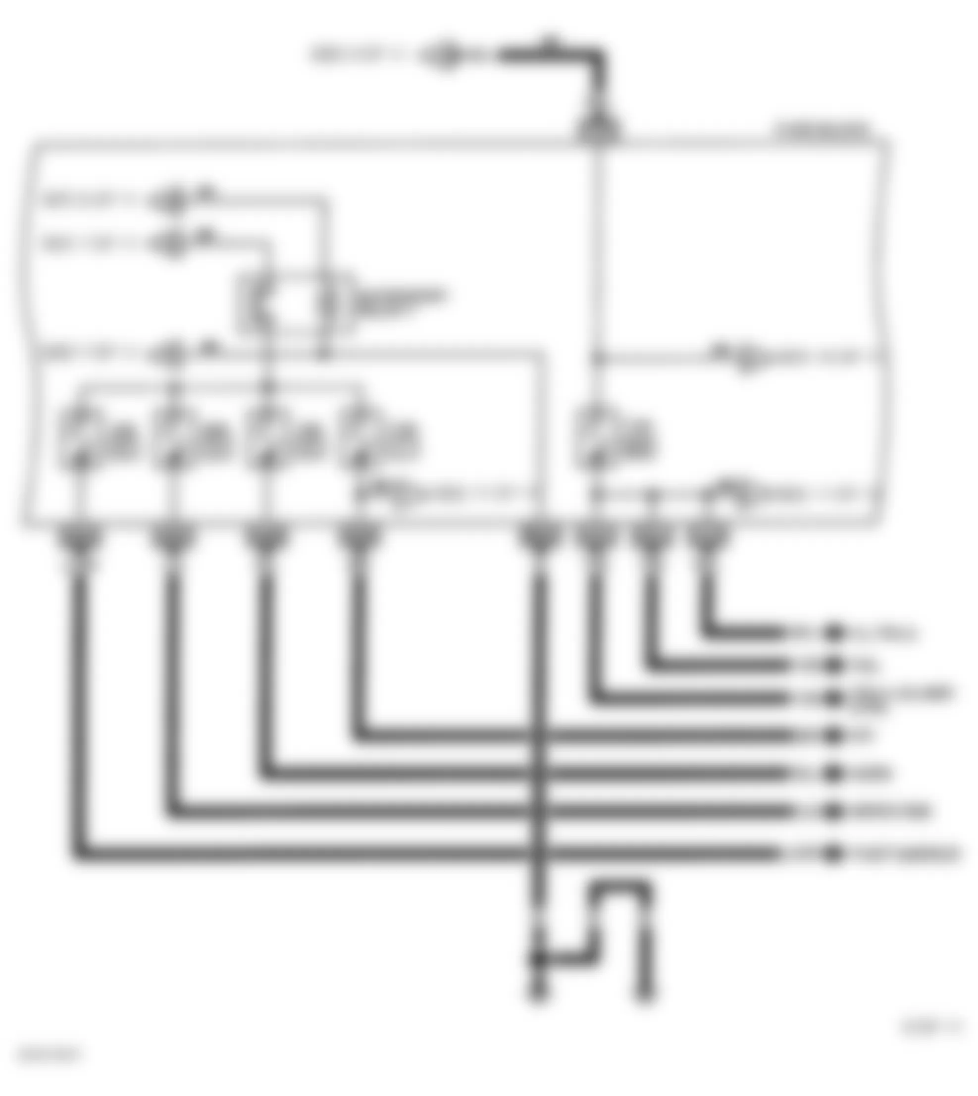 Infiniti J30 t 1996 - Component Locations -  Identifying Circuit Protection Components (9 Of 11)