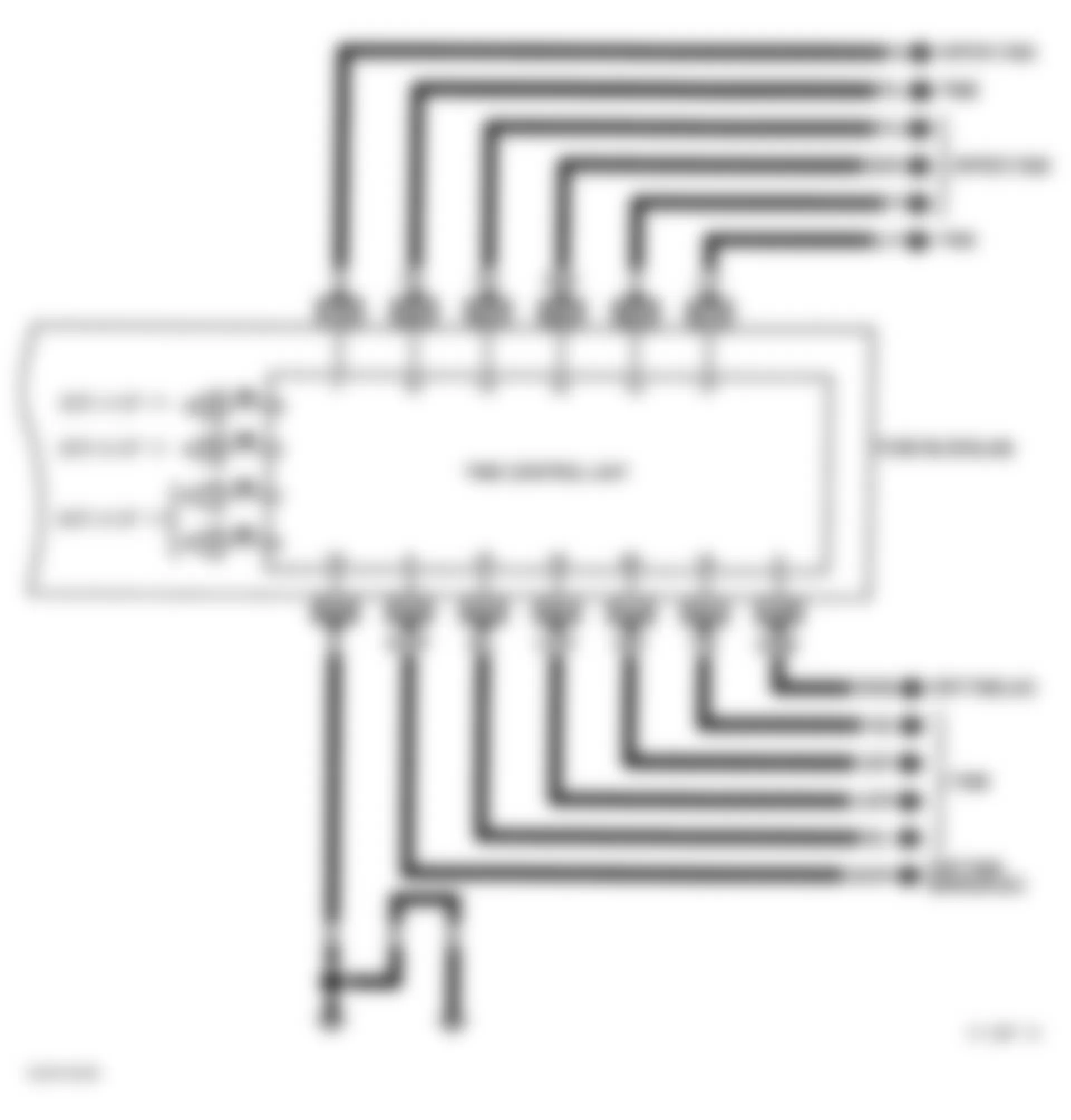 Infiniti J30 t 1996 - Component Locations -  Identifying Circuit Protection Components (11 Of 11)