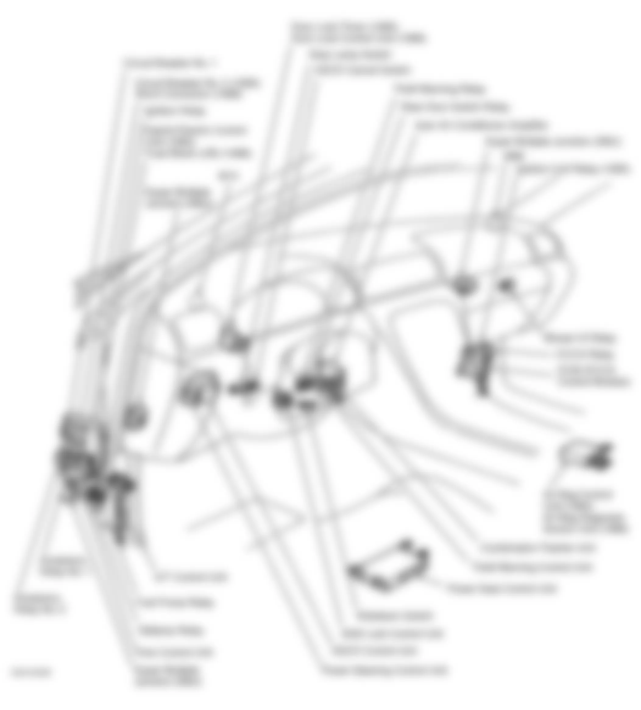 Infiniti J30 t 1996 - Component Locations -  Locating Instrument Panel Junction Blocks