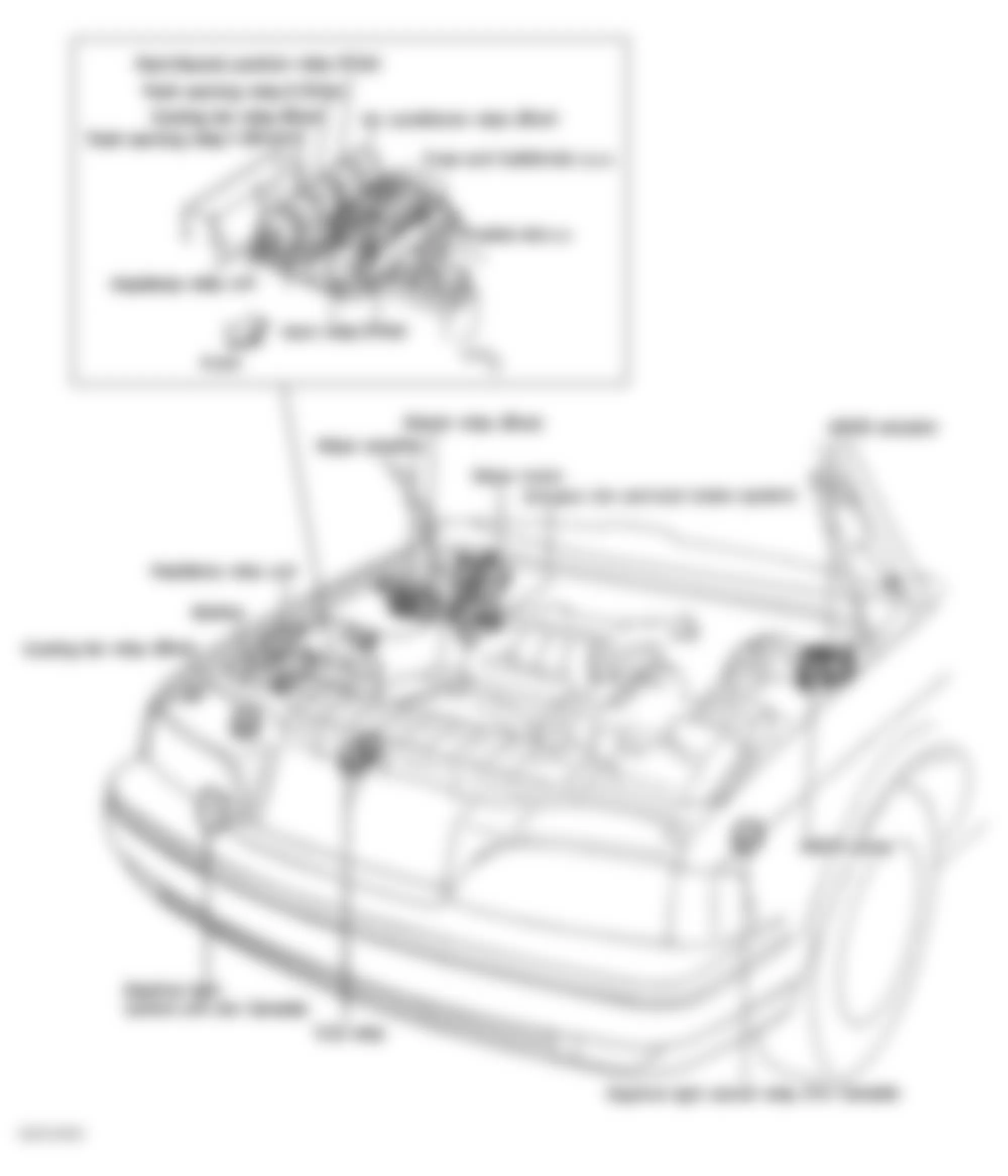 Infiniti Q45 t 1996 - Component Locations -  Locating Engine Compartment Fuse, Fusible Link Boxes & Relays