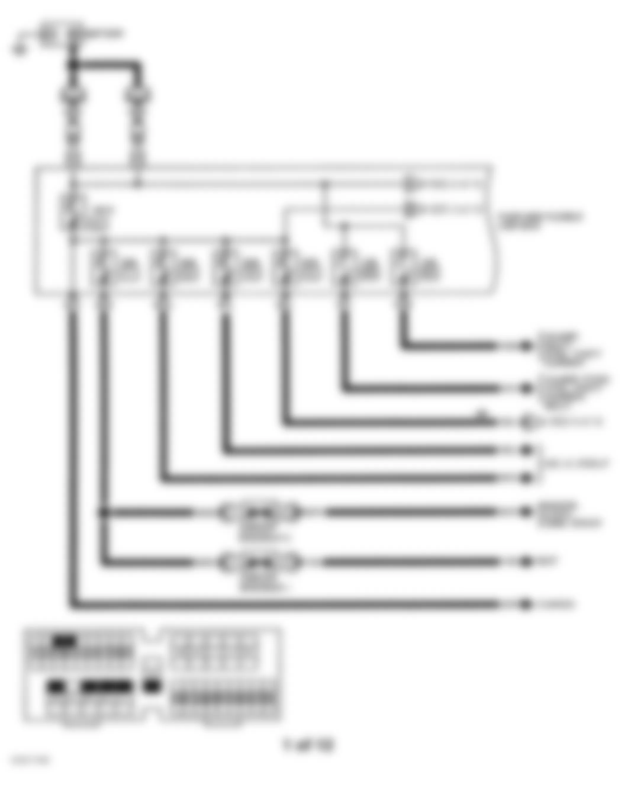 Infiniti I30 1997 - Component Locations -  Identifying Circuit Protection Components (1 Of 12)