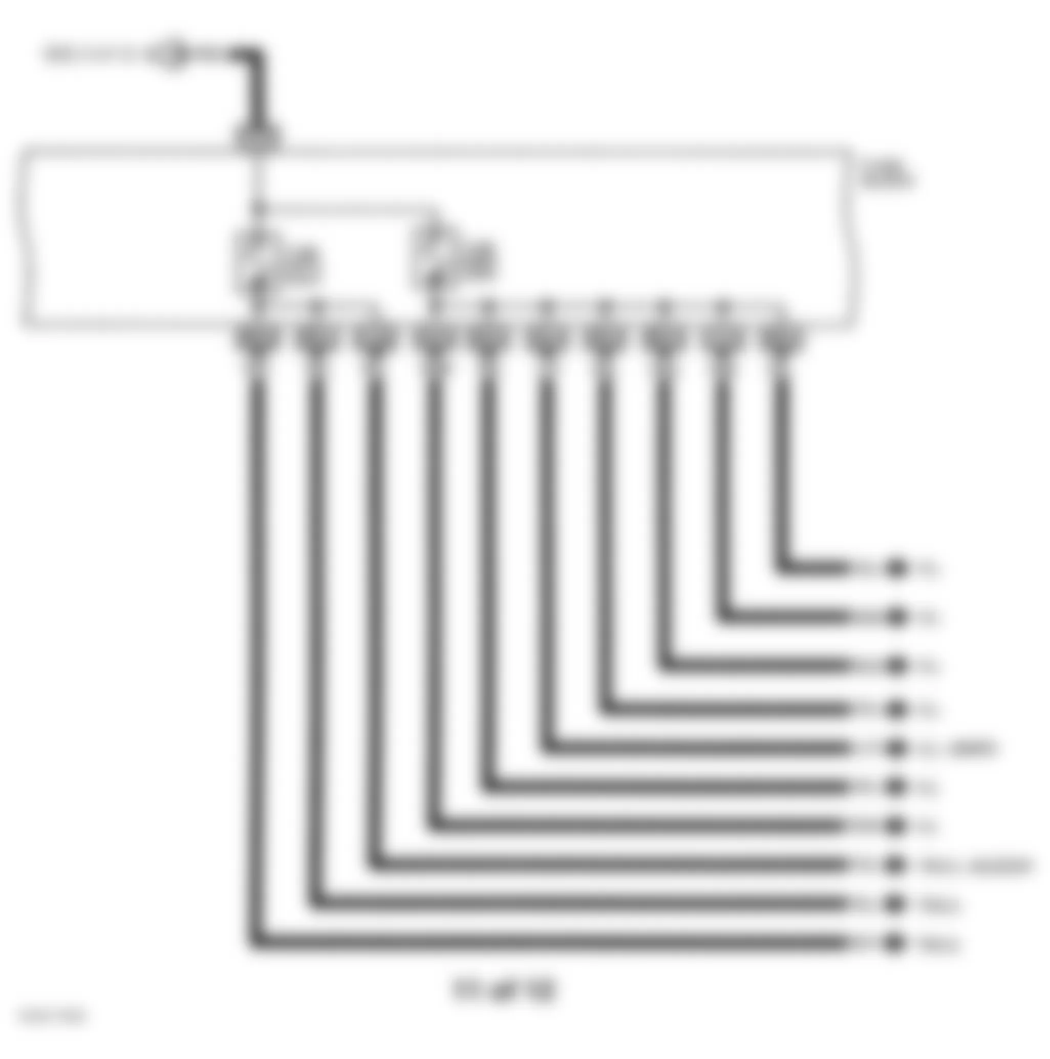 Infiniti I30 1997 - Component Locations -  Identifying Circuit Protection Components (11 Of 12)