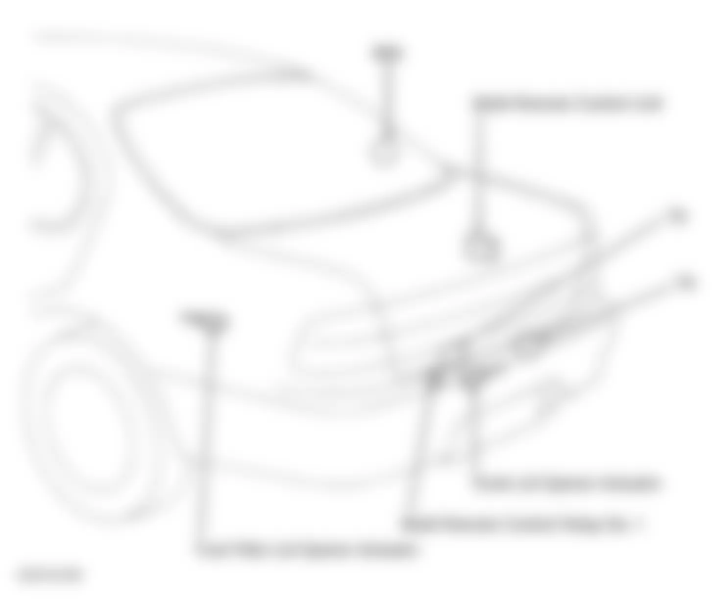 Infiniti I30 1997 - Component Locations -  Locating Luggage Compartment Control Units & Relays