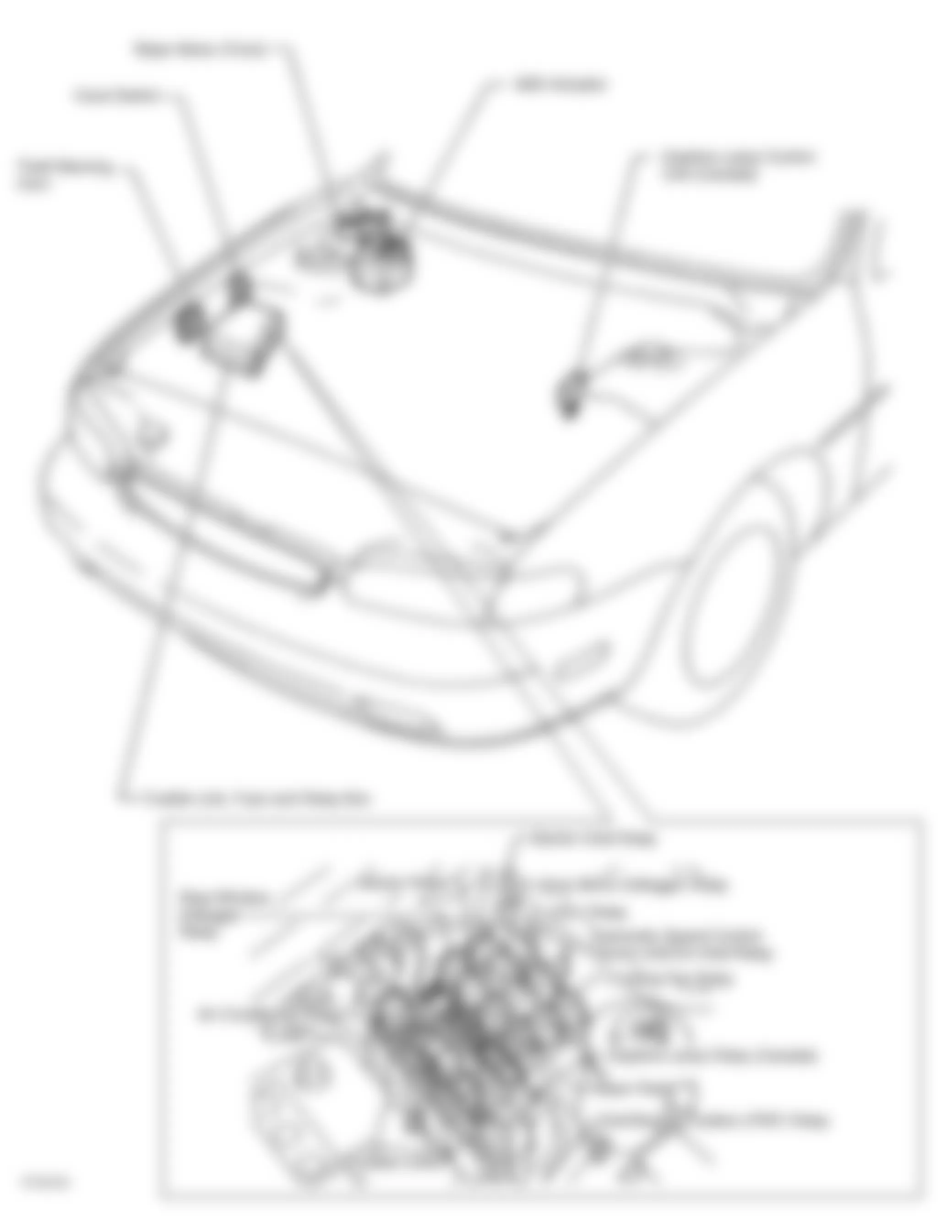 Infiniti J30 1997 - Component Locations -  Engine Compartment