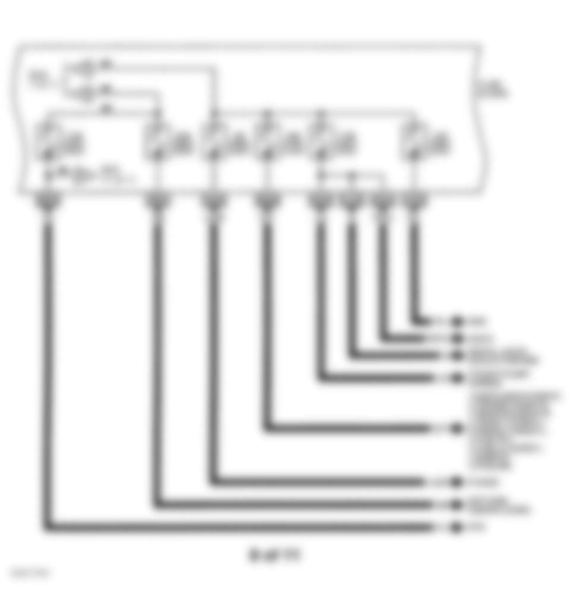 Infiniti J30 1997 - Component Locations -  Identifying Circuit Protection Components (8 Of 11)