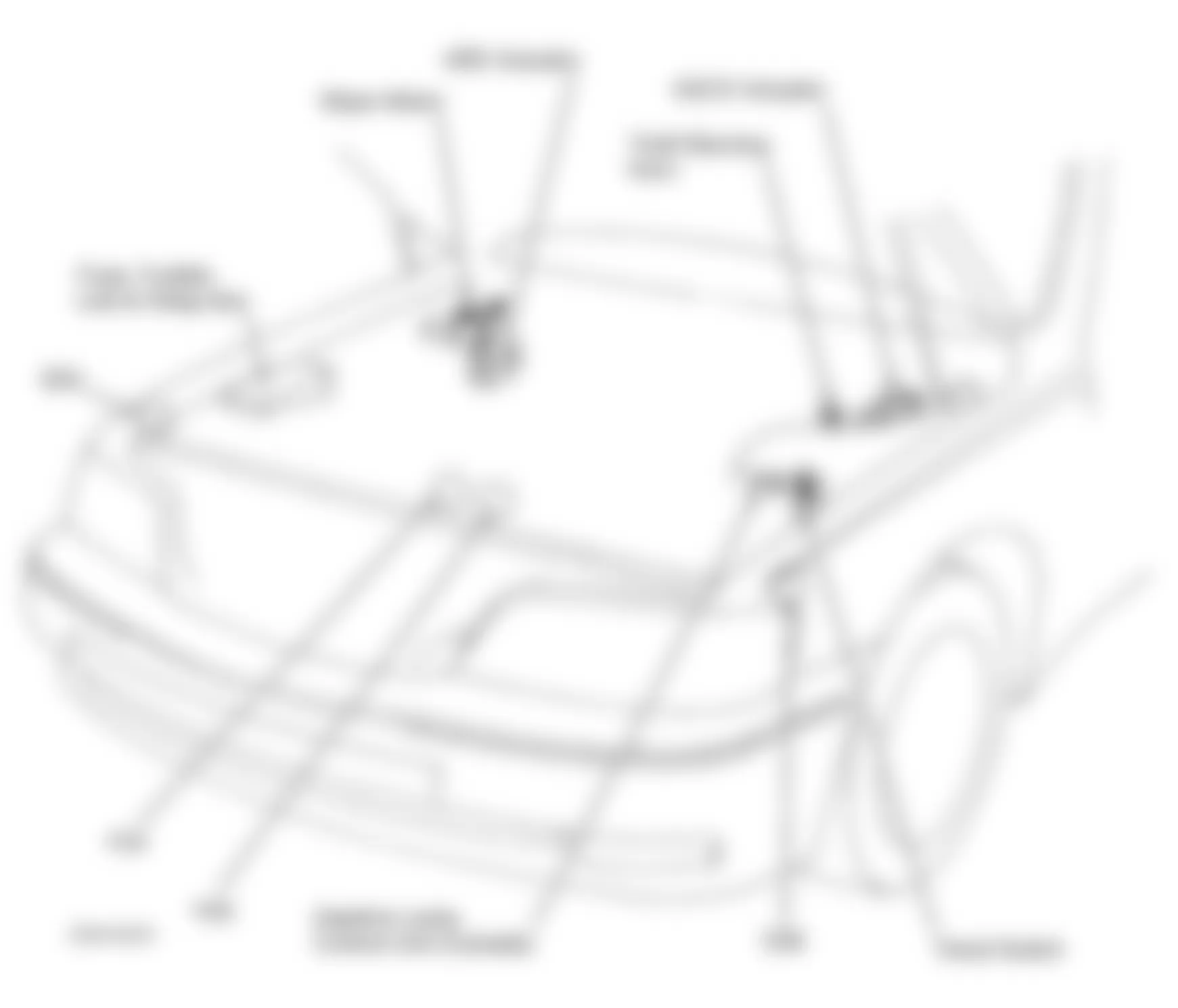 Infiniti Q45 1997 - Component Locations -  Engine Compartment