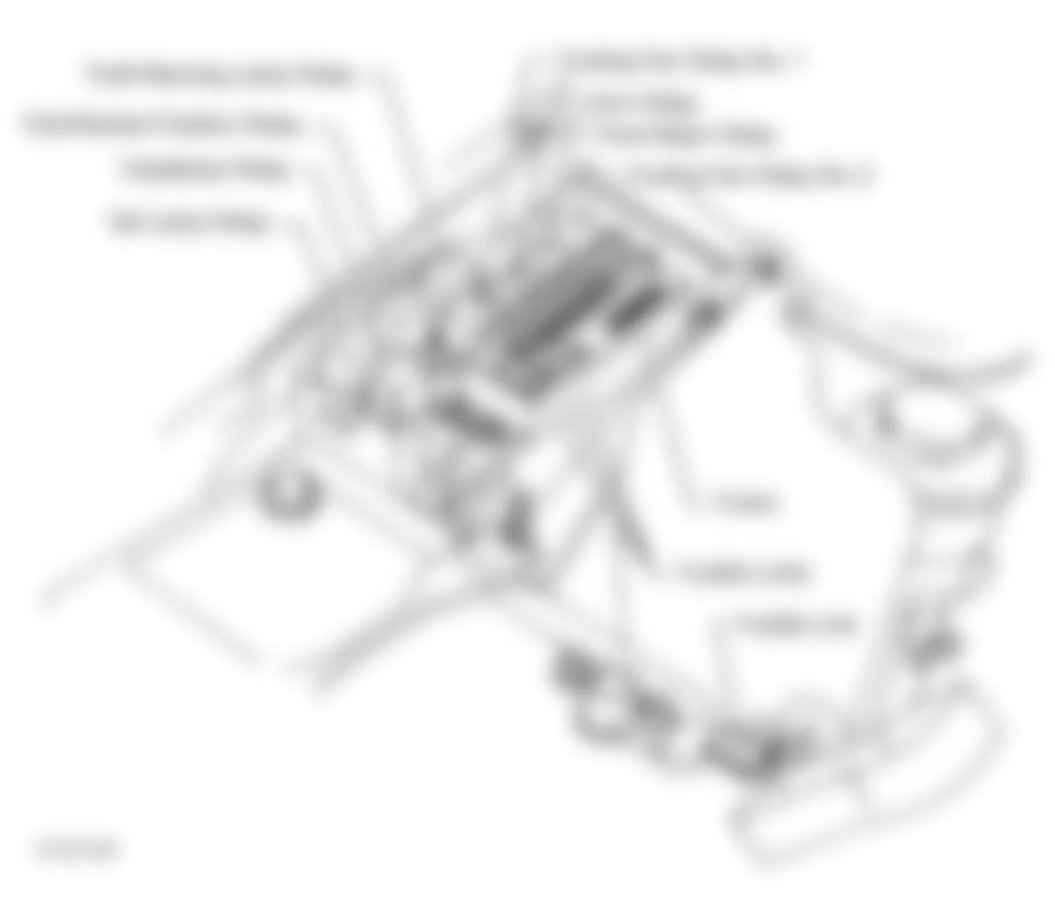 Infiniti Q45 t 1997 - Component Locations -  Identifying Fuse, Fusible Link & Relay Locations
