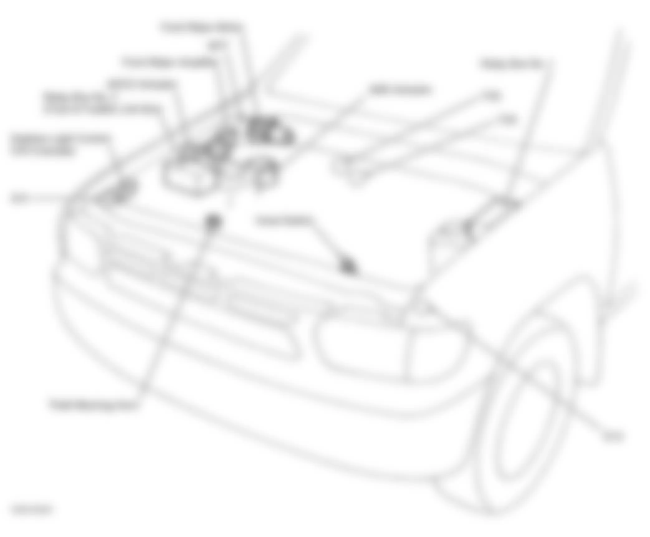 Infiniti QX4 1997 - Component Locations -  Engine Compartment