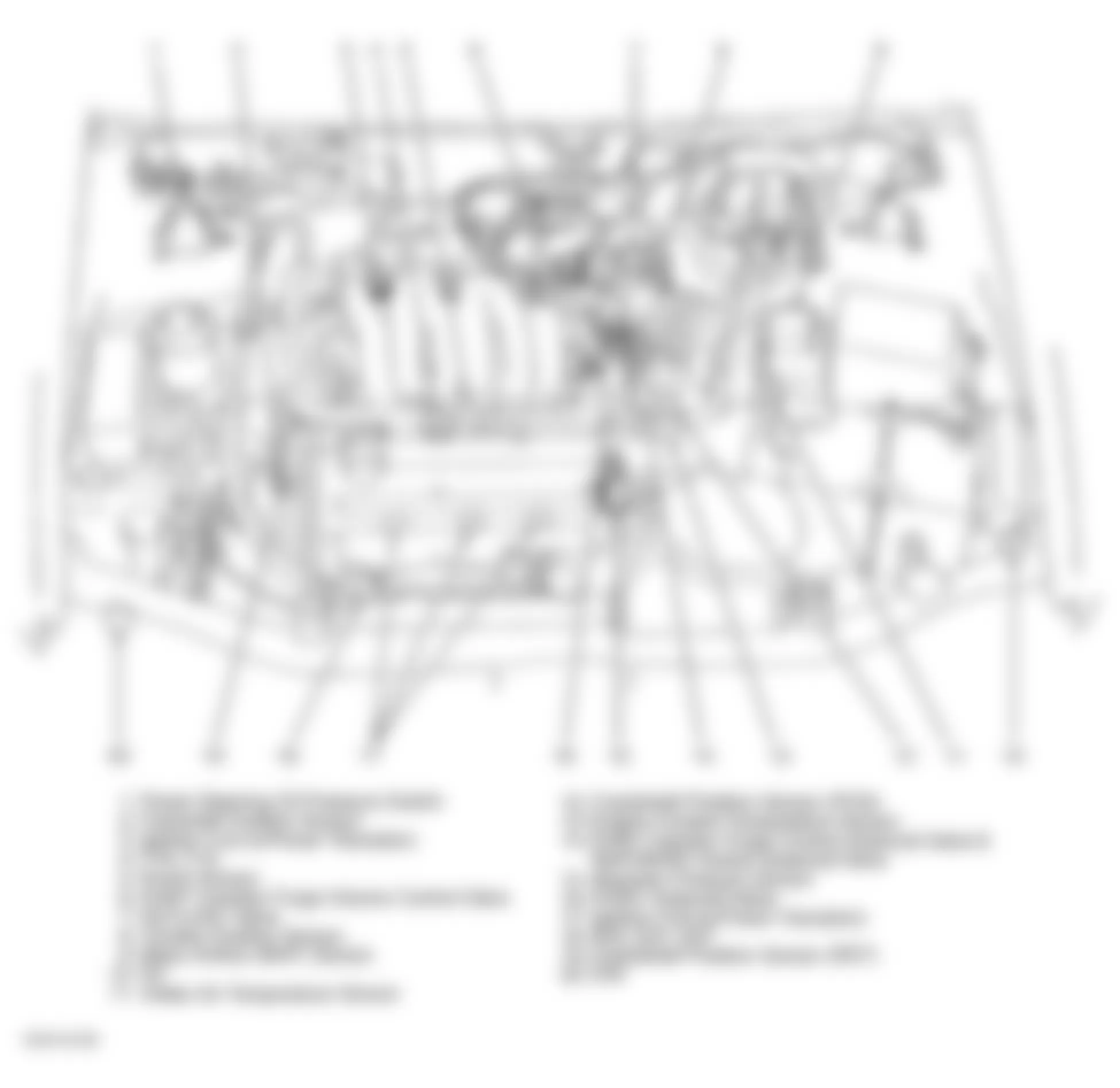 Infiniti I30 1998 - Component Locations -  Engine Compartment