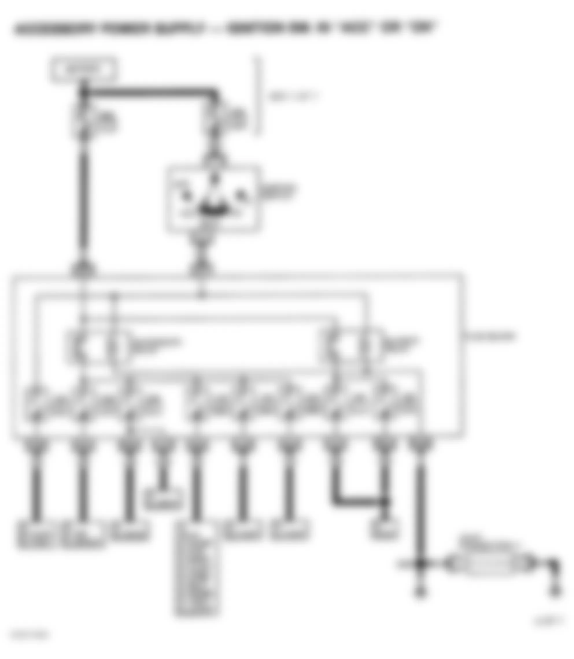 Infiniti Q45 t 1998 - Component Locations -  Identifying Circuit Protection Components (4 Of 7)