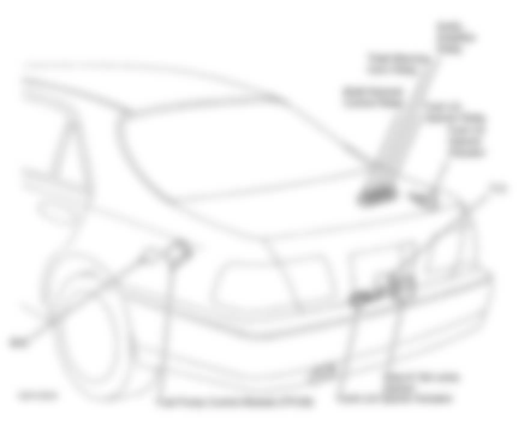 Infiniti Q45 t 1998 - Component Locations -  Locating Luggage Compartment Actuators, Control Modules & Relays
