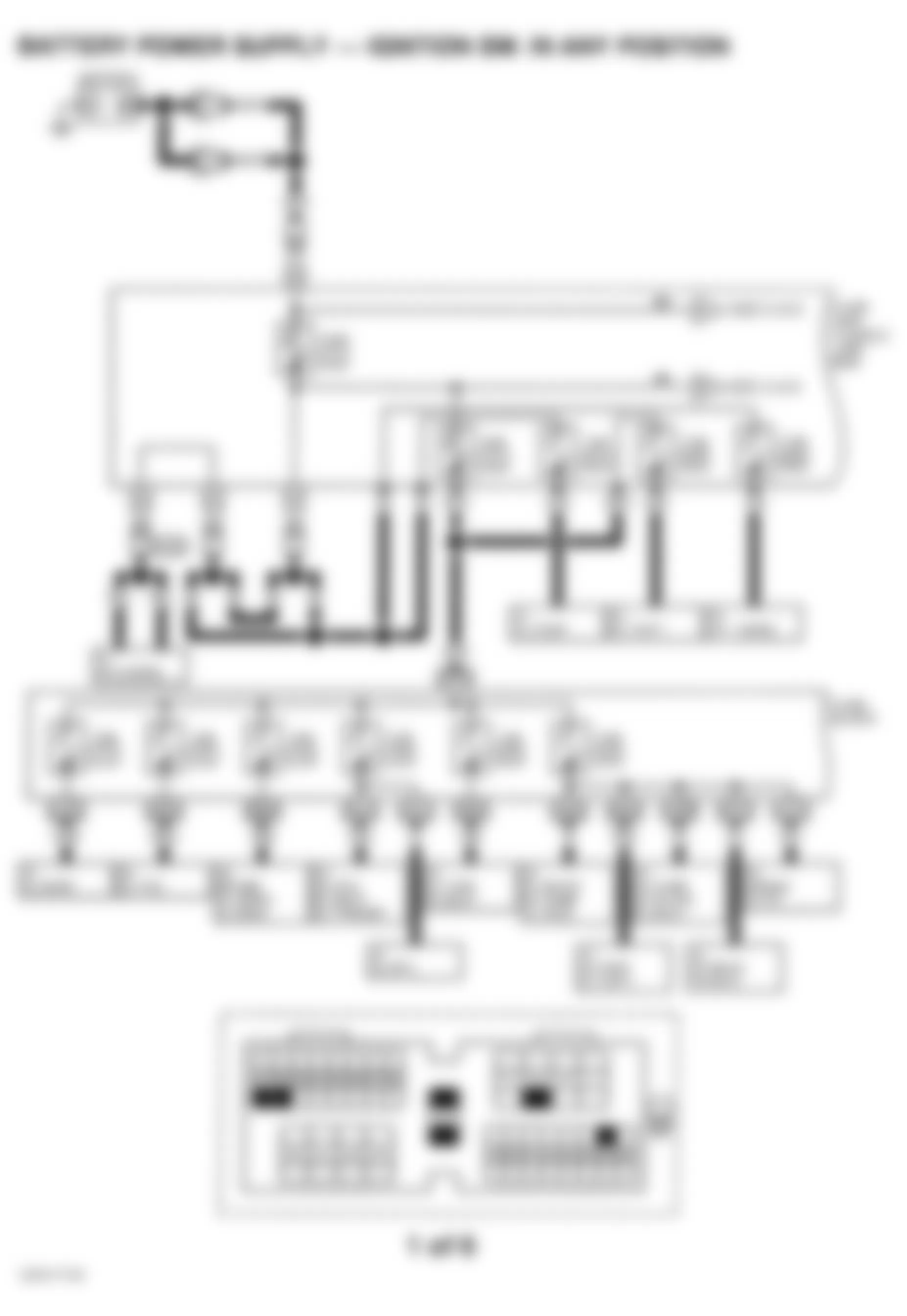 Infiniti QX4 1998 - Component Locations -  Identifying Circuit Protection Components (1 Of 6)