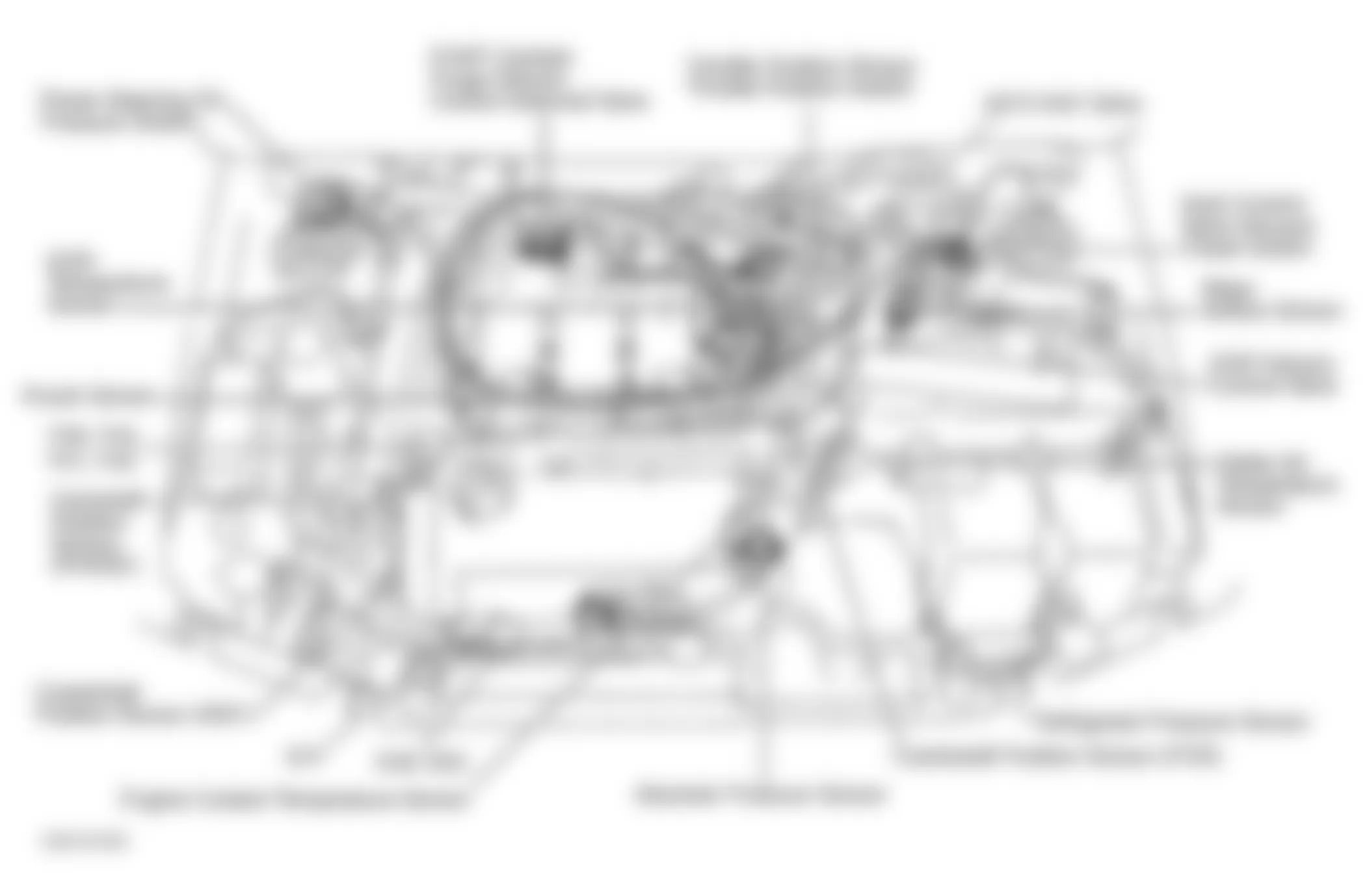 Infiniti I30 2000 - Component Locations -  Engine Compartment