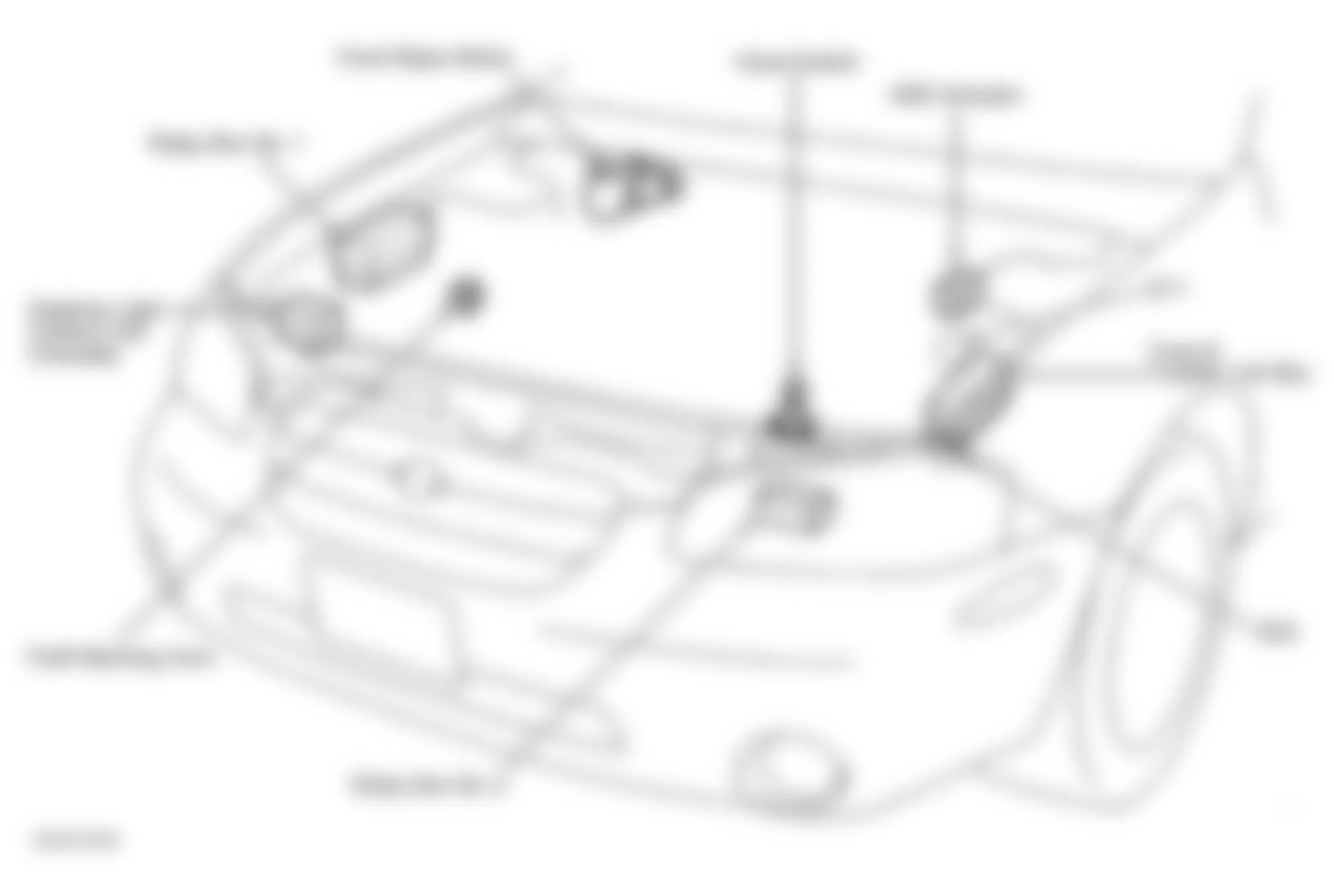 Infiniti I30 t 2000 - Component Locations -  Locating Engine Compartment Fuse & Fusible Link Box & Relay Boxes