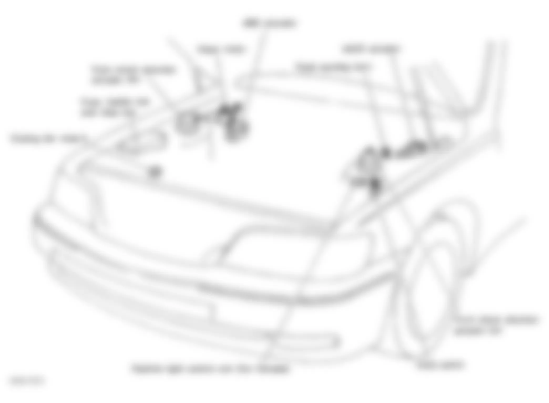Infiniti Q45 2000 - Component Locations -  Locating Engine Compartment Fuse, Fusible Link & Relay Box