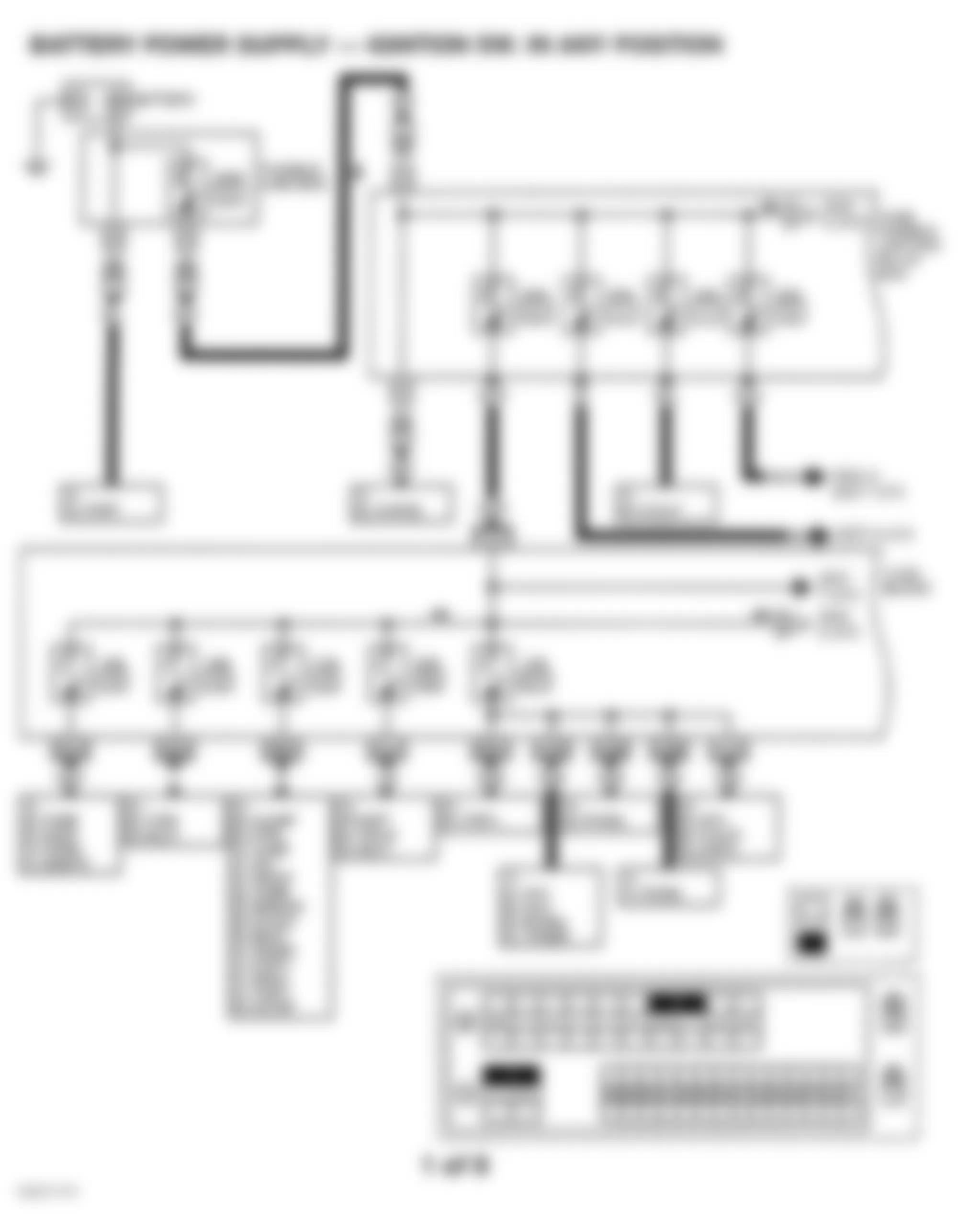 Infiniti Q45 2000 - Component Locations -  Identifying Circuit Protection Components (1 Of 9)