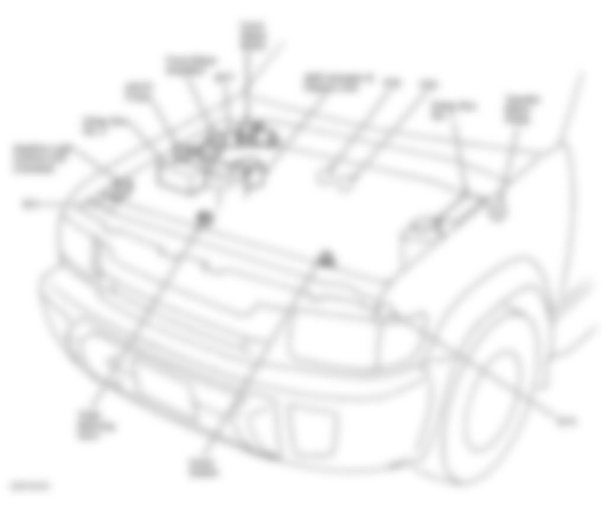 Infiniti QX4 2000 - Component Locations -  Engine Compartment