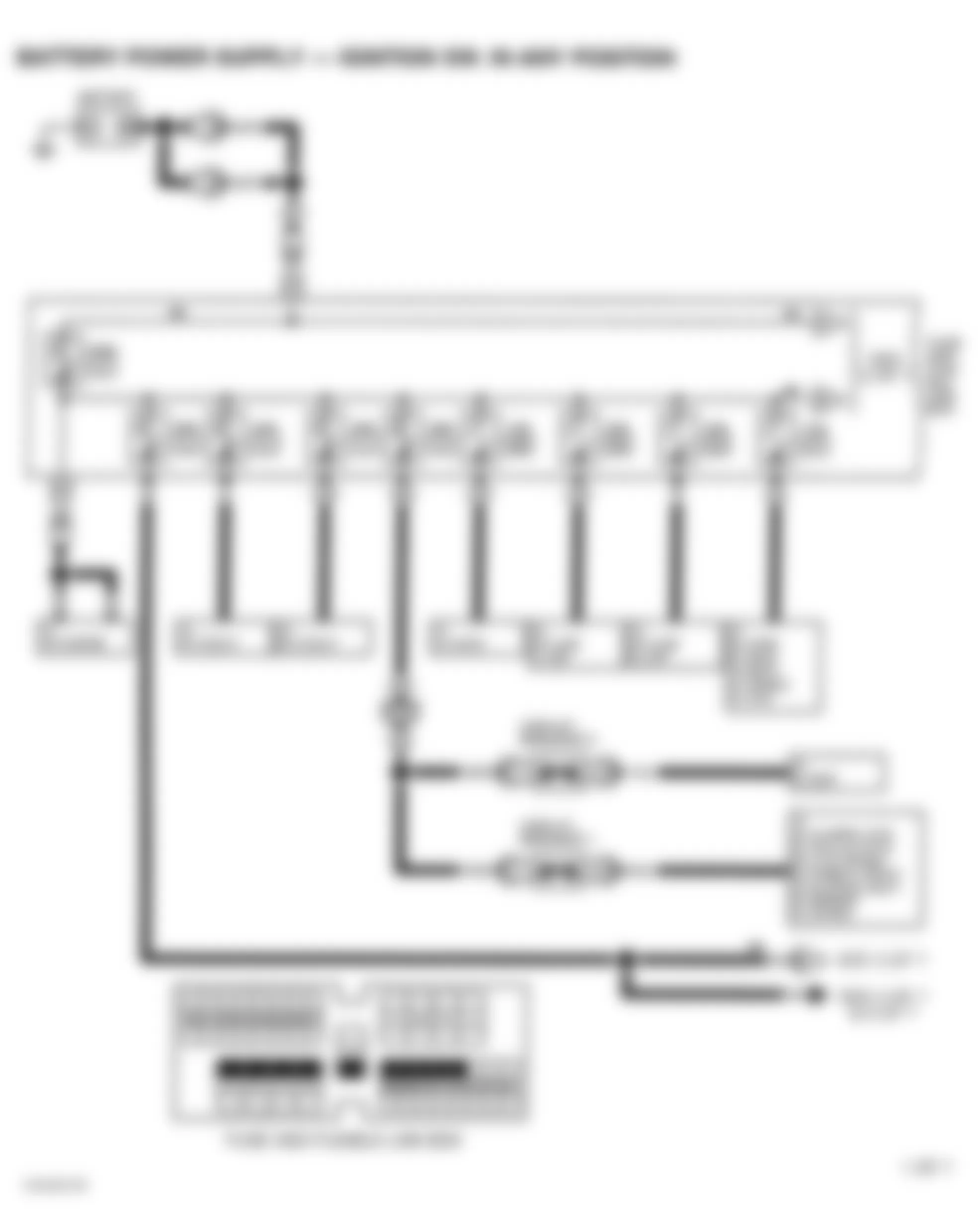 Infiniti G20 2001 - Component Locations -  Identifying Circuit Protection Components (1 Of 7)