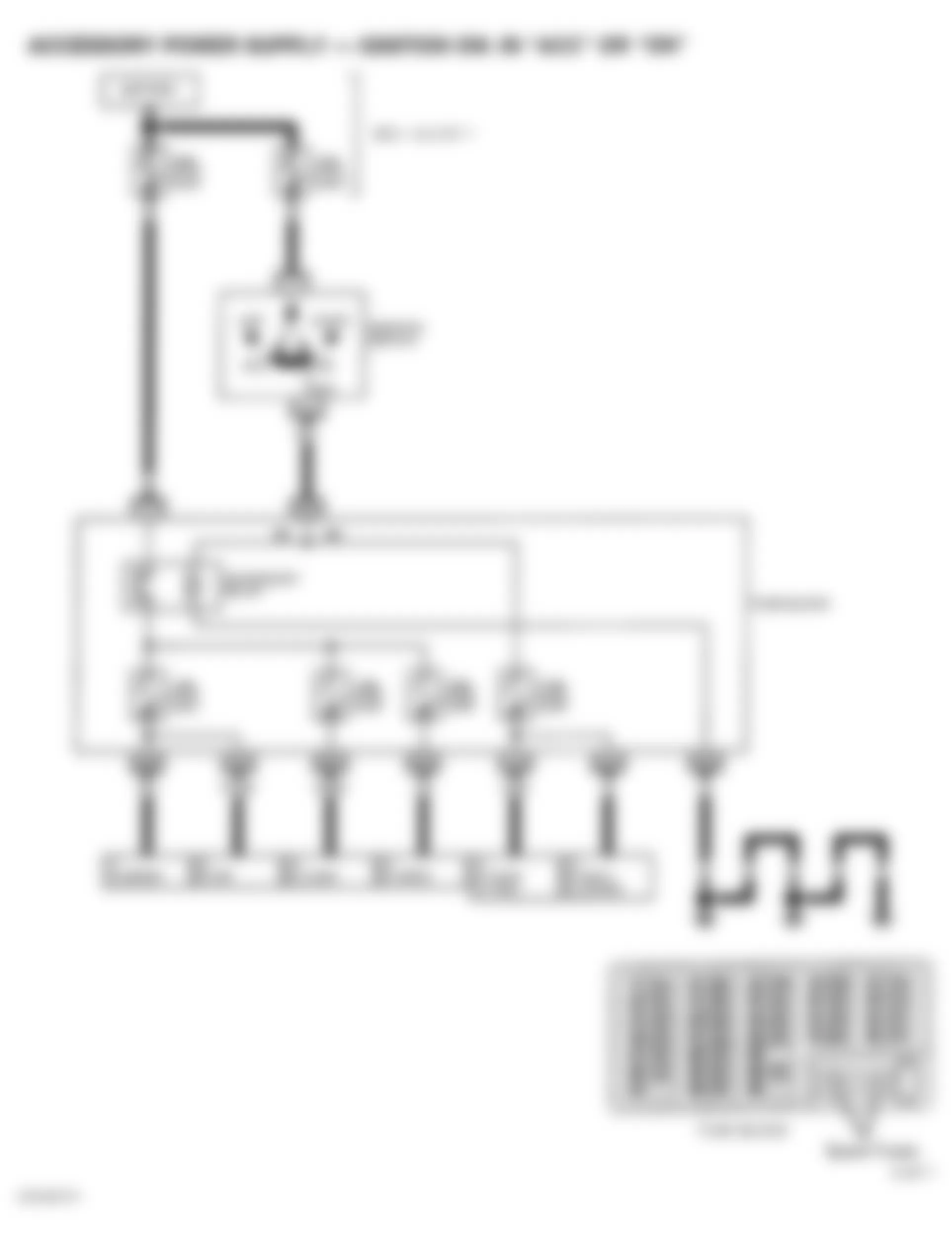 Infiniti G20 2001 - Component Locations -  Identifying Circuit Protection Components (4 Of 7)