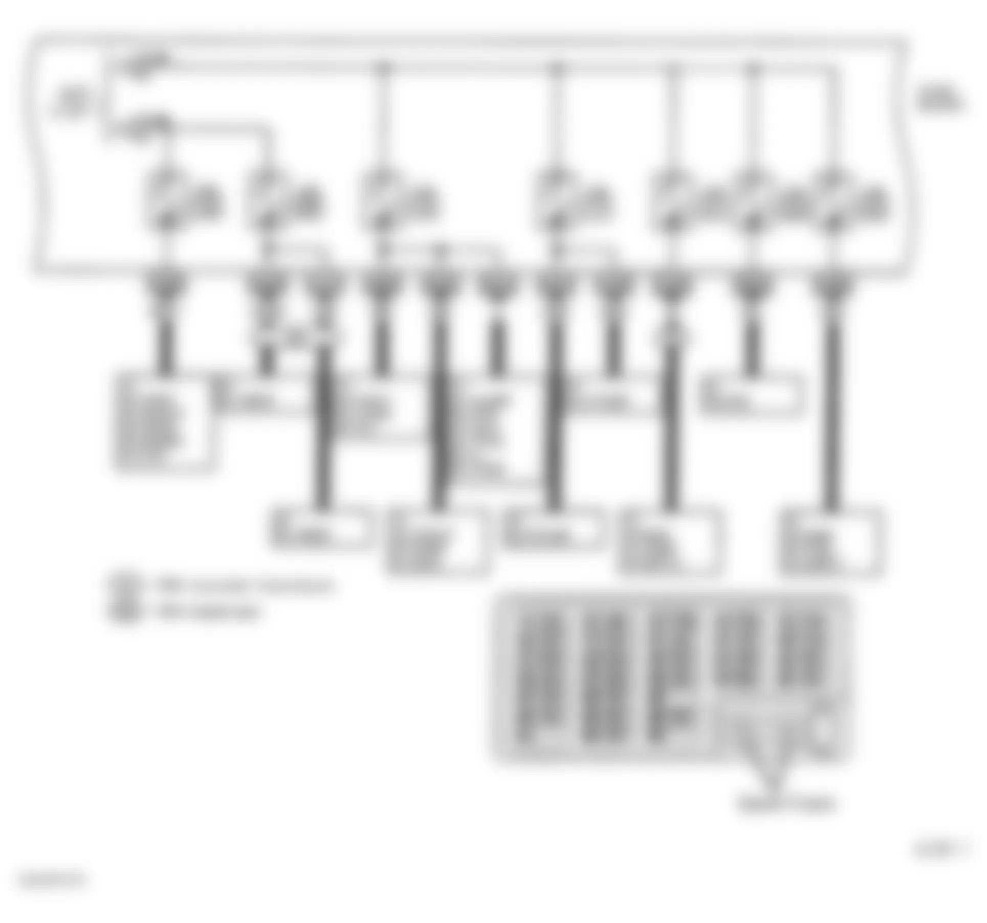 Infiniti G20 2001 - Component Locations -  Identifying Circuit Protection Components (6 Of 7)