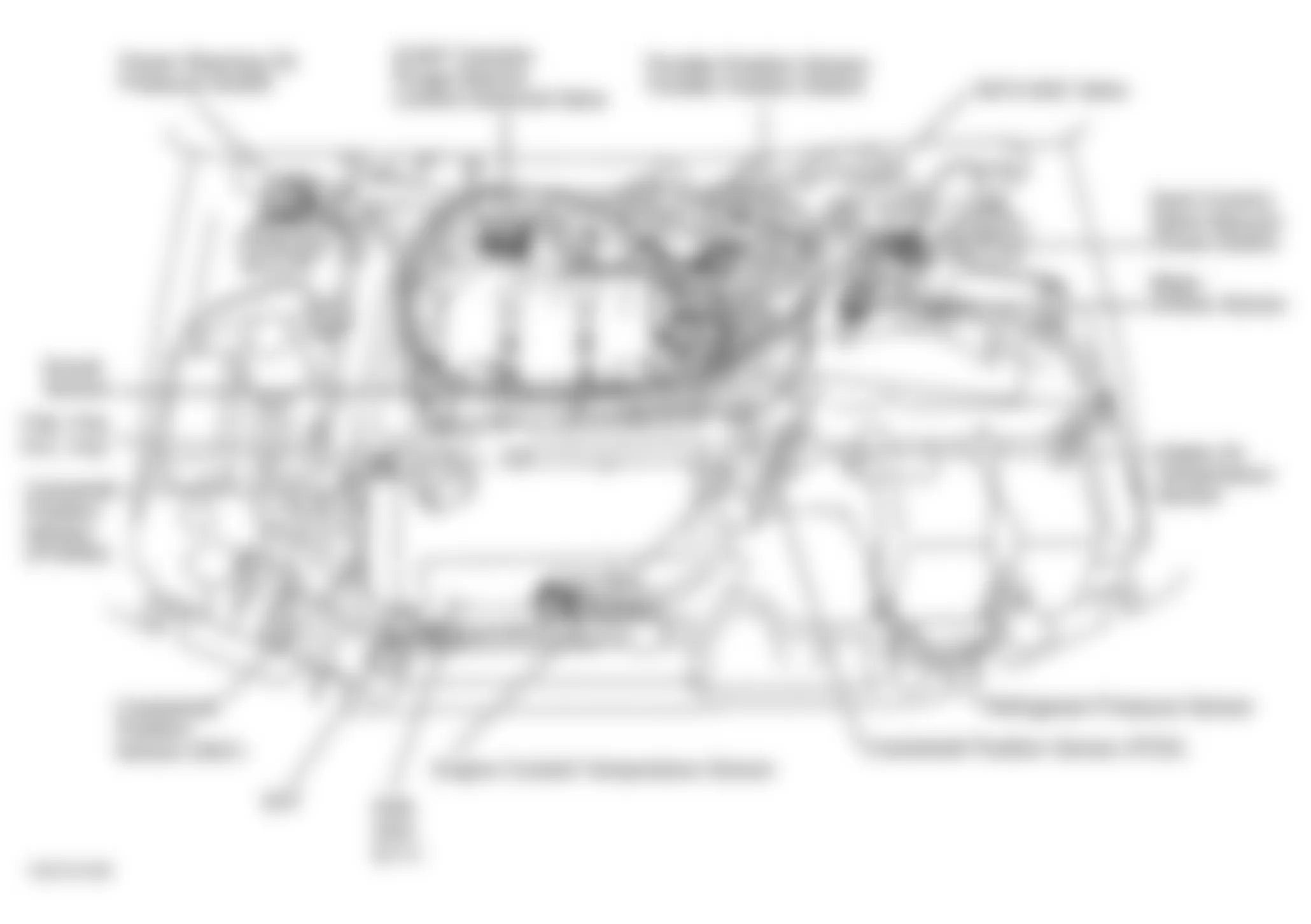 Infiniti I30 2001 - Component Locations -  Engine Compartment