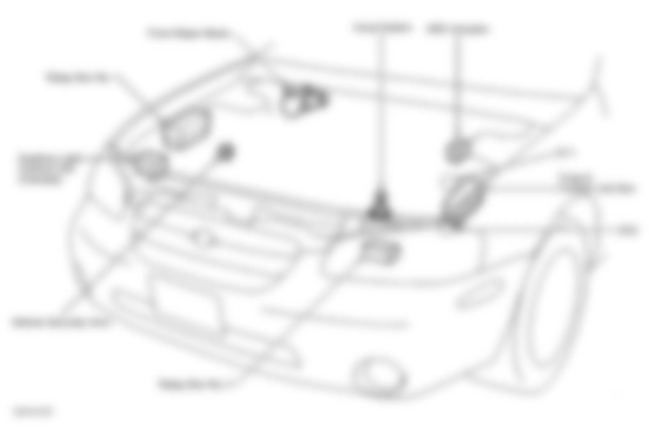 Infiniti I30 t 2001 - Component Locations -  Locating Engine Compartment Fuse And Fusible Link Box, & Relay Boxes