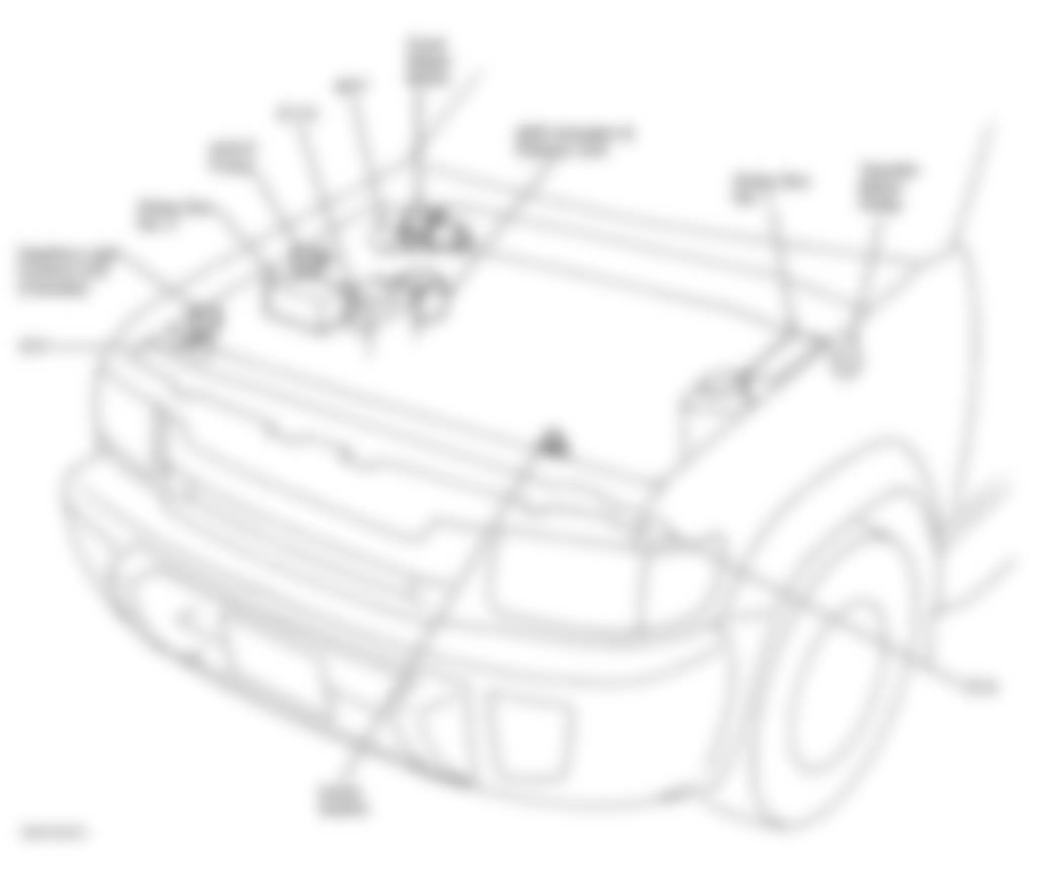 Infiniti QX4 2001 - Component Locations -  Engine Compartment