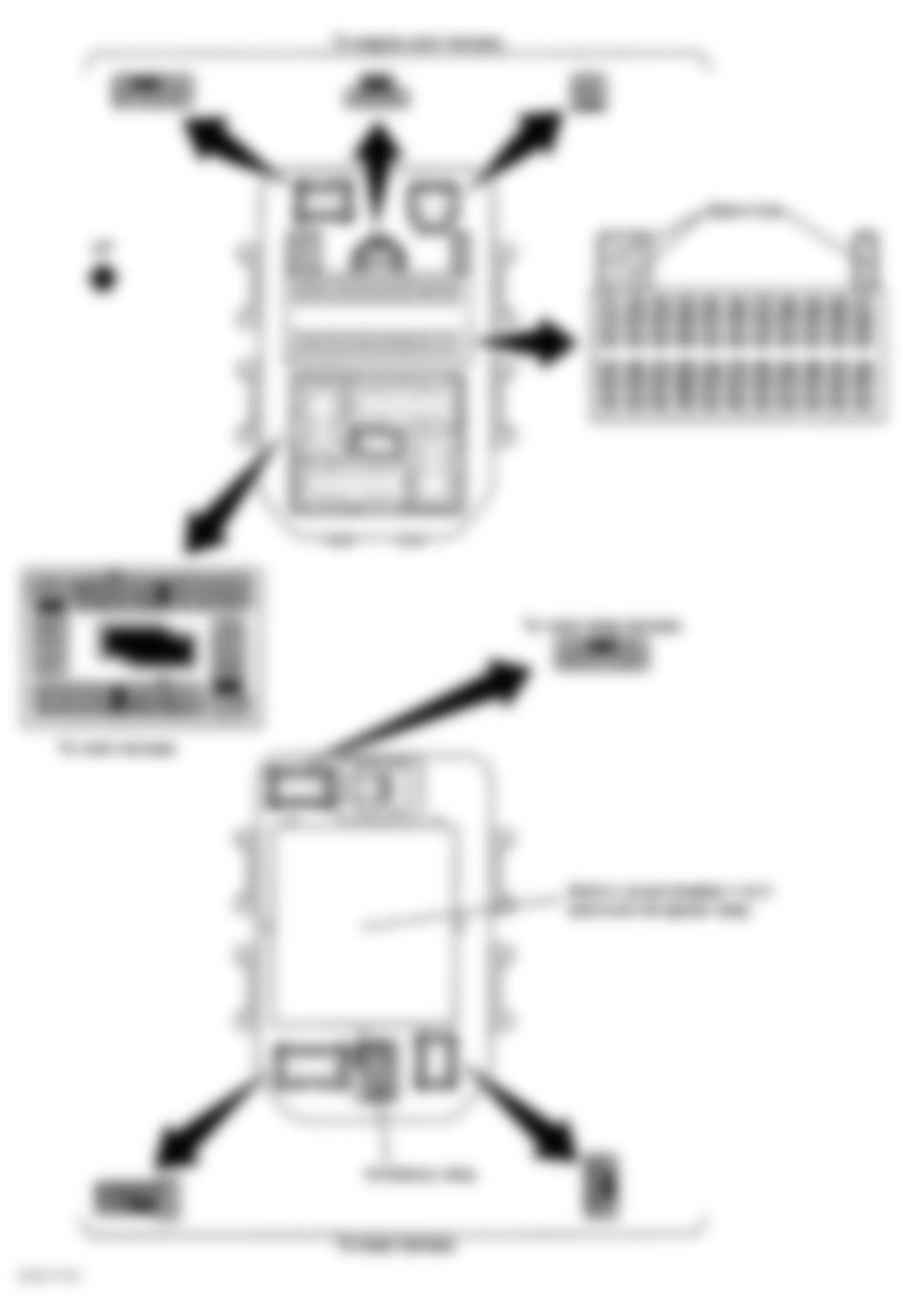 Infiniti Q45 2002 - Component Locations -  Locating Fuse block No. 1 Fuses & Relays