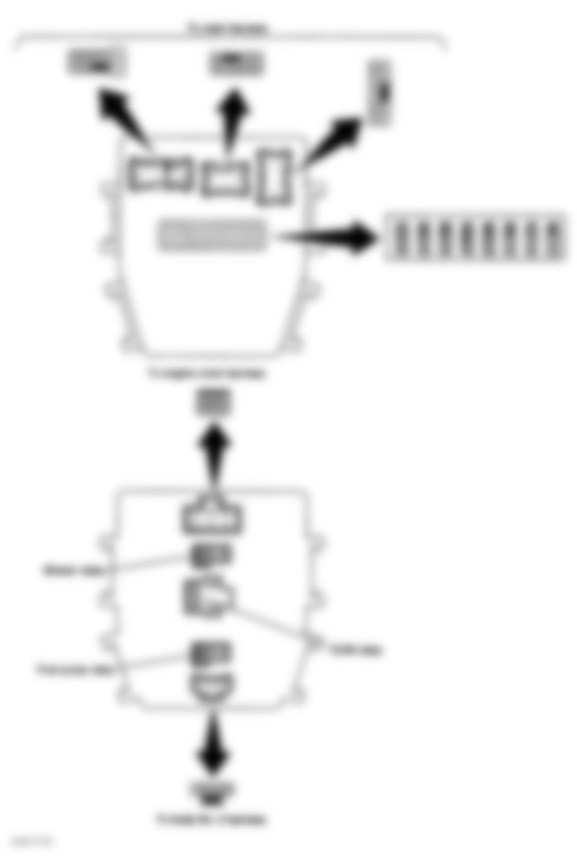 Infiniti Q45 2002 - Component Locations -  Locating Fuse block No. 2 Fuses & Relays