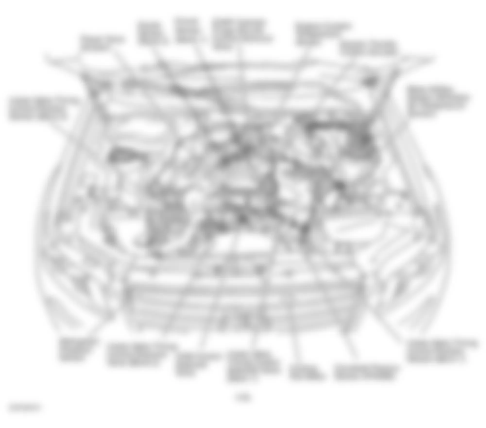 Infiniti FX35 2003 - Component Locations -  Engine Compartment (4.5L)