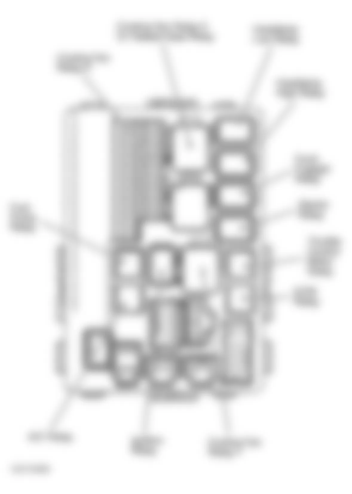 Infiniti G35 2003 - Component Locations -  Intelligent Power Distribution Module Engine Room
