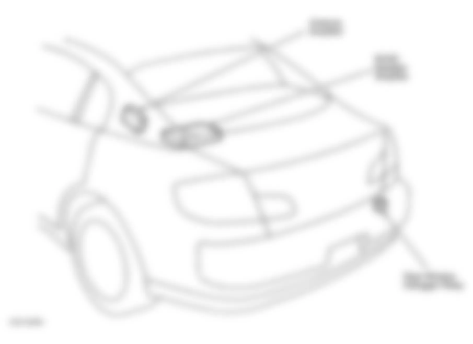 Infiniti G35 2003 - Component Locations -  Rear Of Vehicle