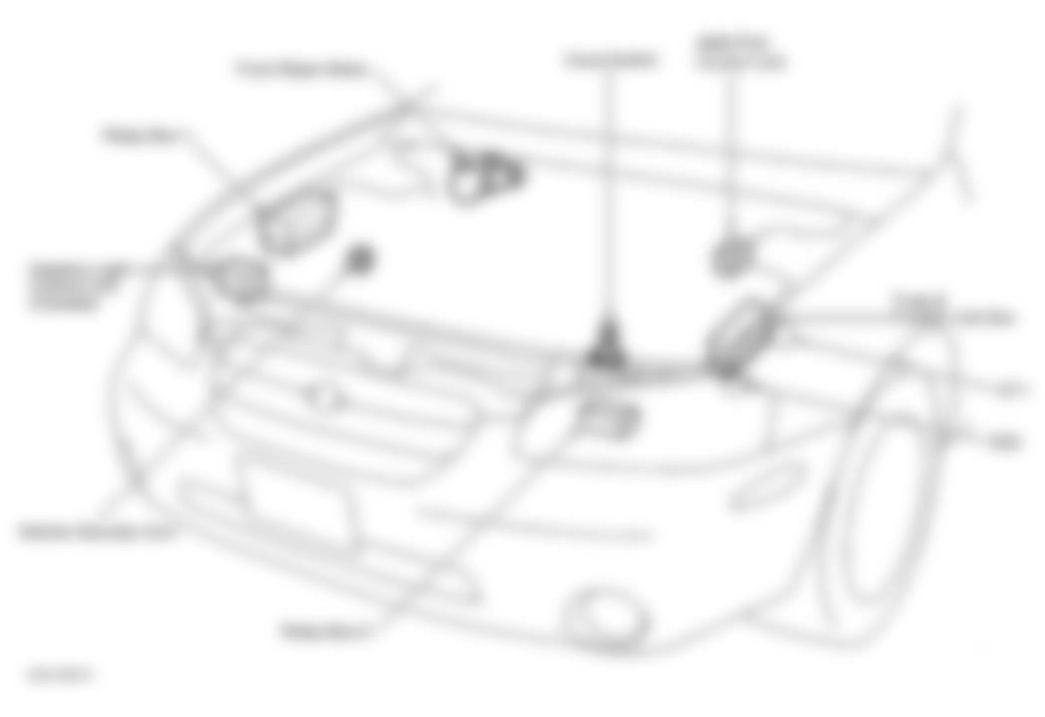 Infiniti I35 2003 - Component Locations -  Engine Compartment