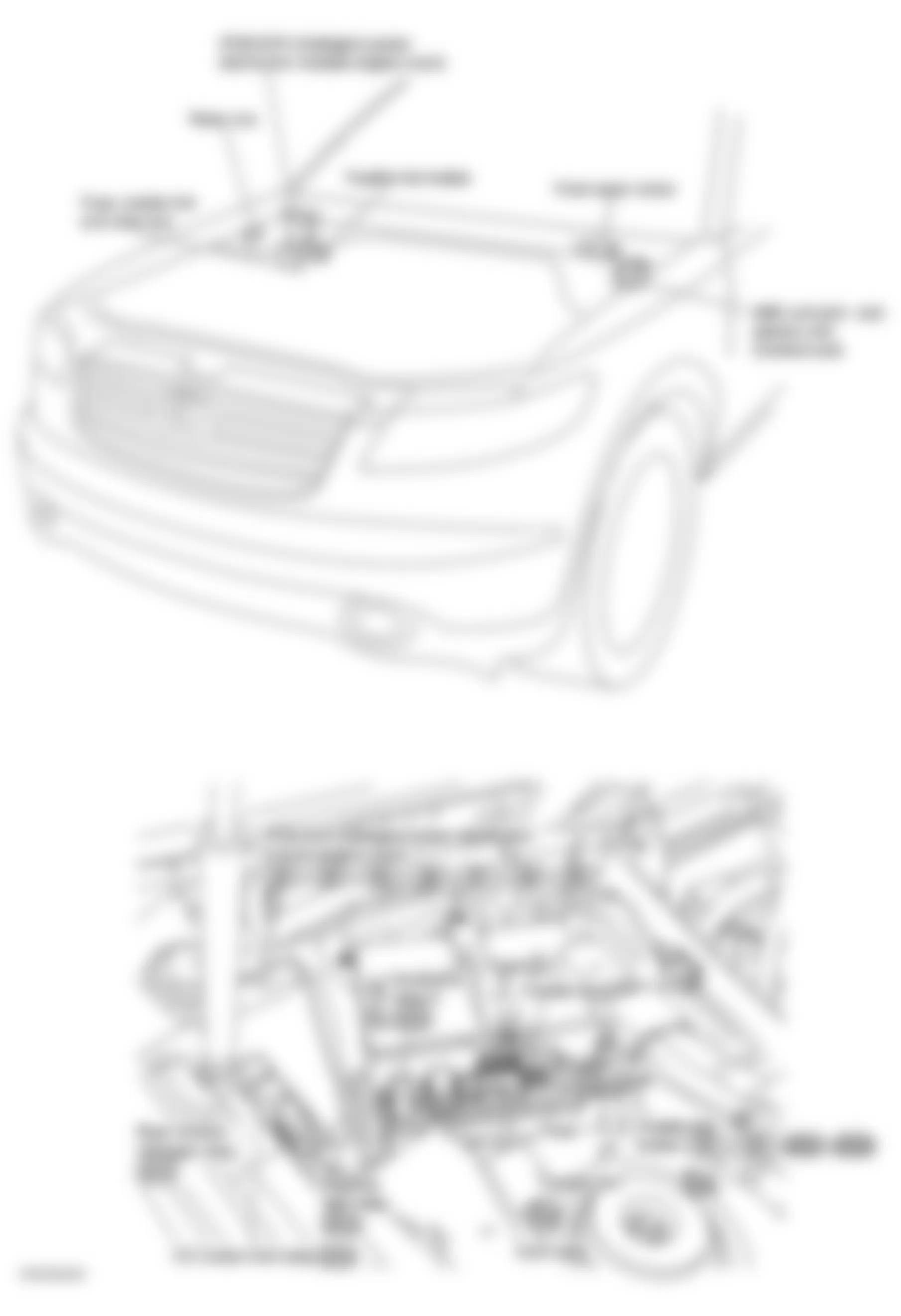 Infiniti FX35 2004 - Component Locations -  Rear Of Engine Compartment