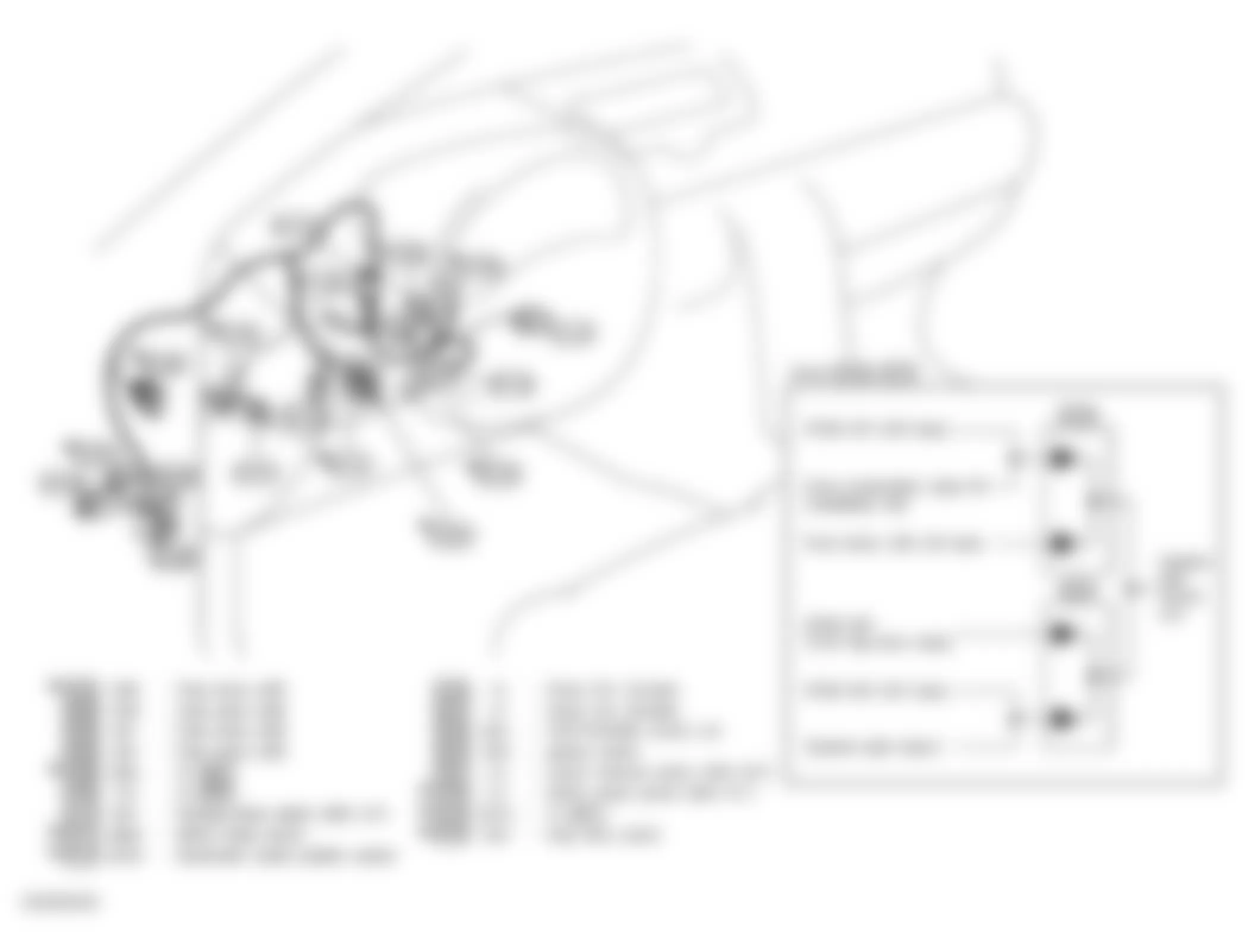 Infiniti G35 2004 - Component Locations -  Left Side Of Dash