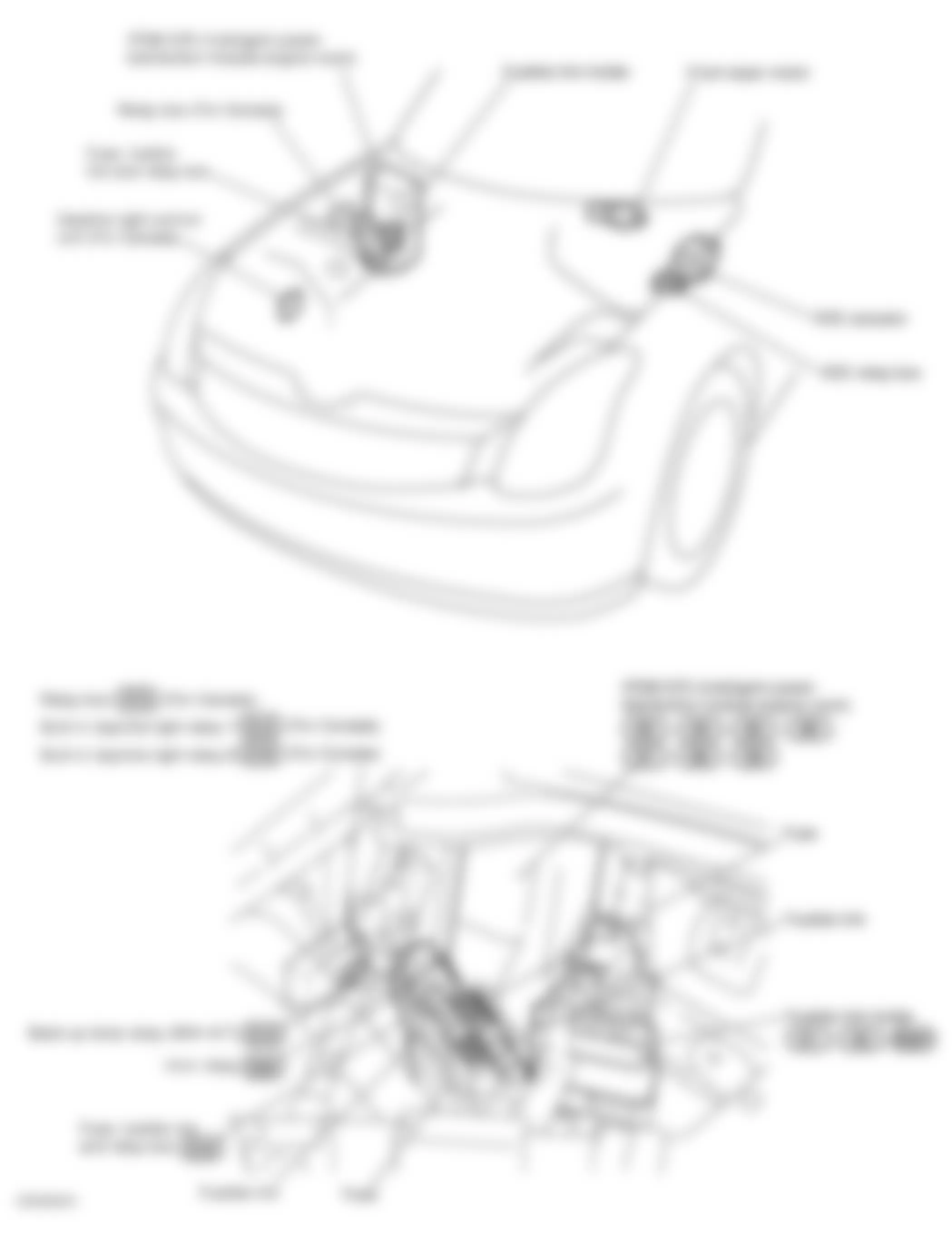 Infiniti G35 2004 - Component Locations -  Engine Compartment