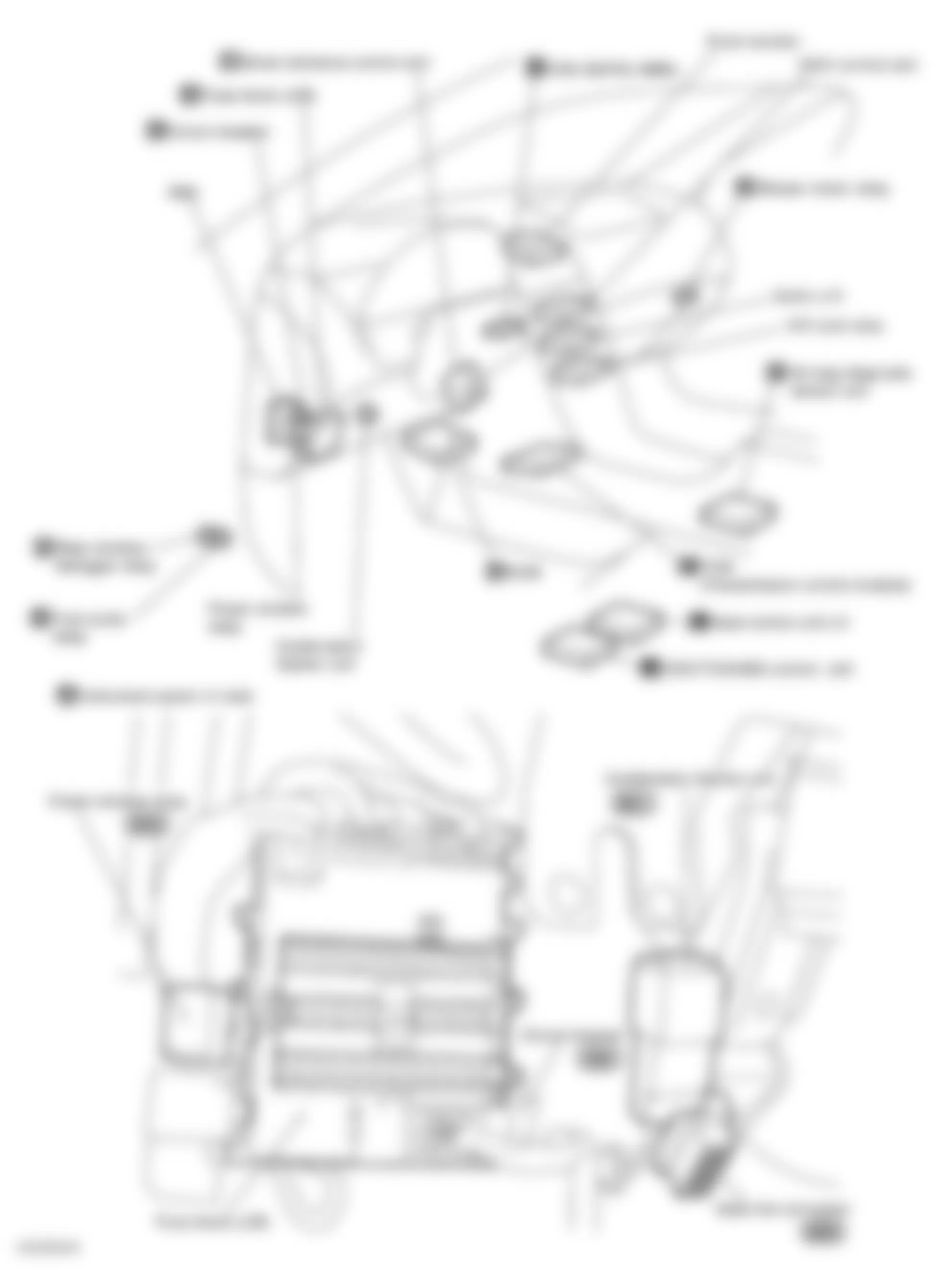 Infiniti I35 2004 - Component Locations -  Dash (1 Of 2)