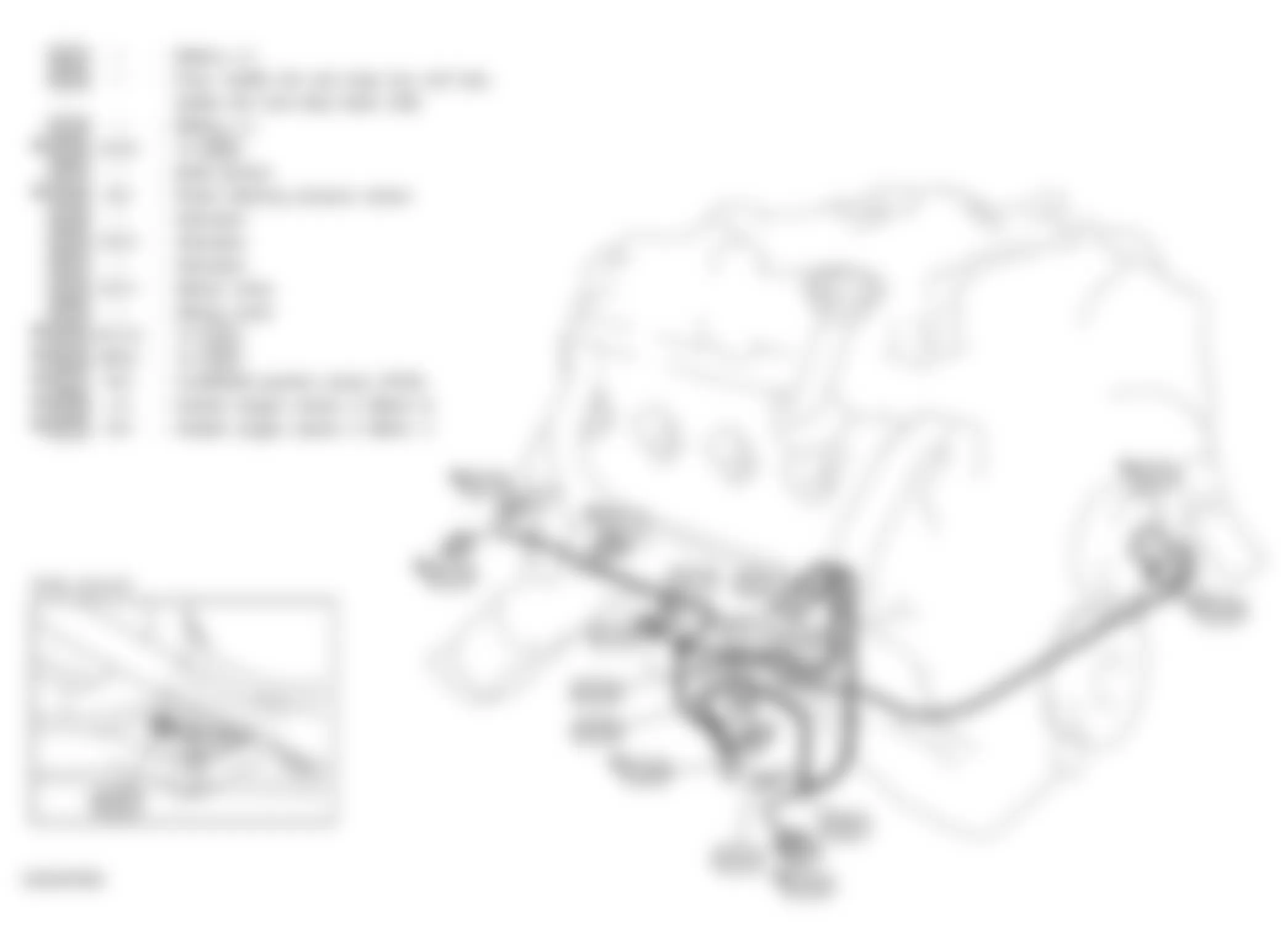 Infiniti M45 2004 - Component Locations -  Right Side Of Engine