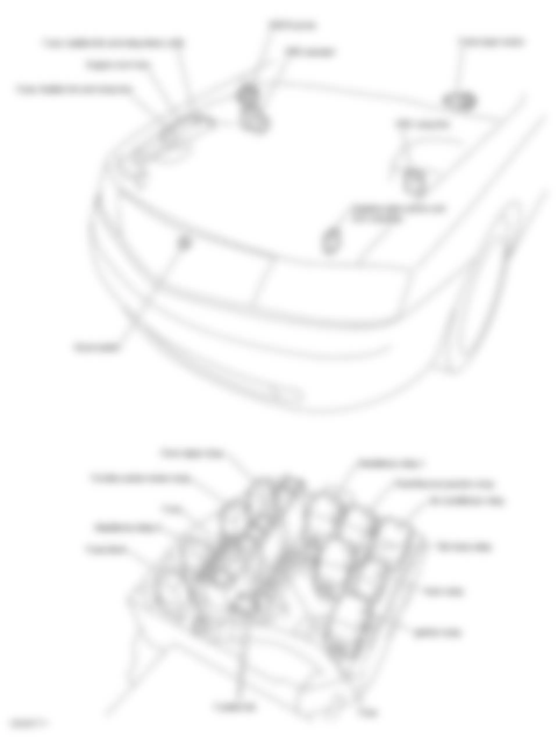 Infiniti M45 2004 - Component Locations -  Engine Compartment