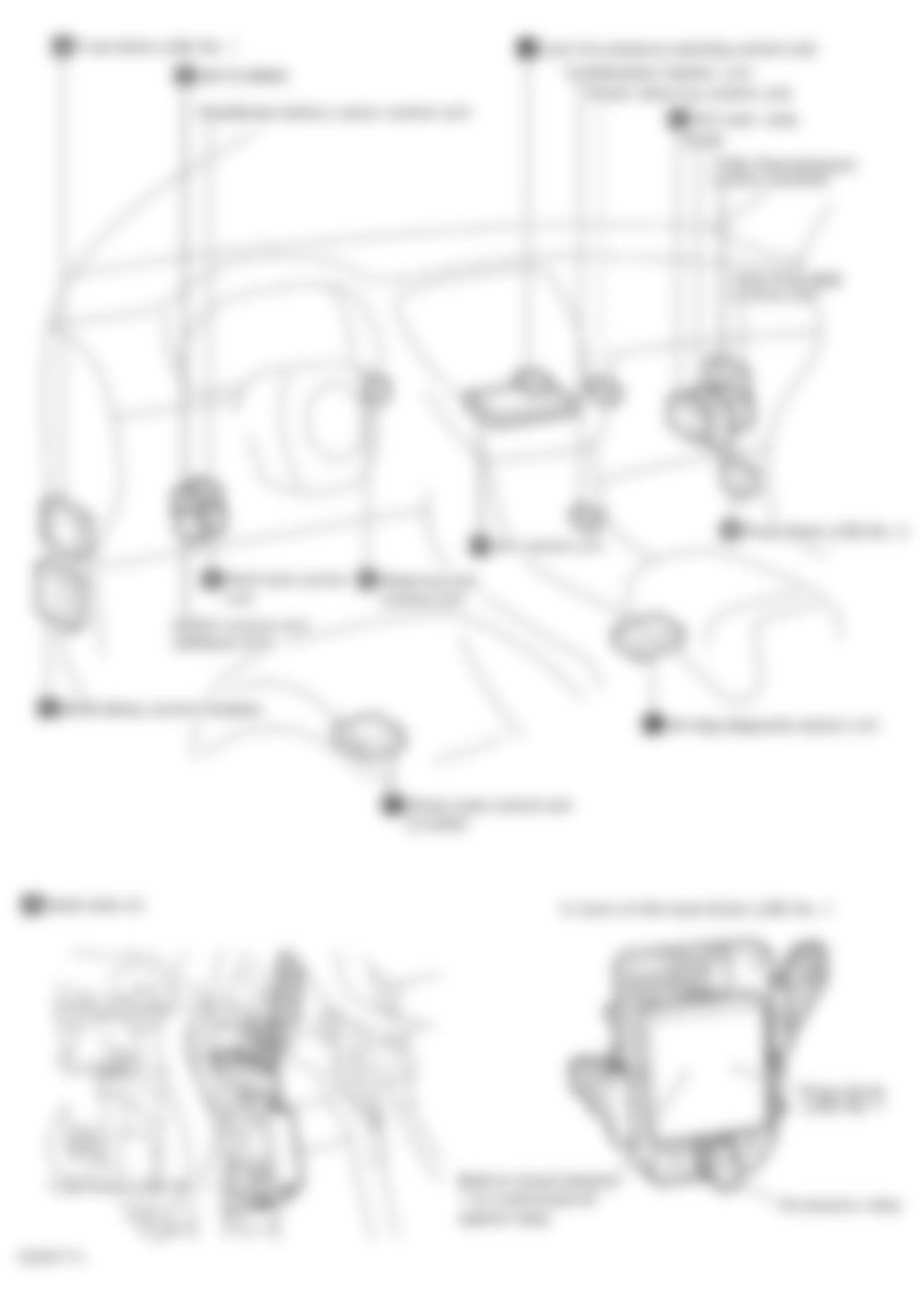 Infiniti M45 2004 - Component Locations -  Dash Components (1 Of 2)