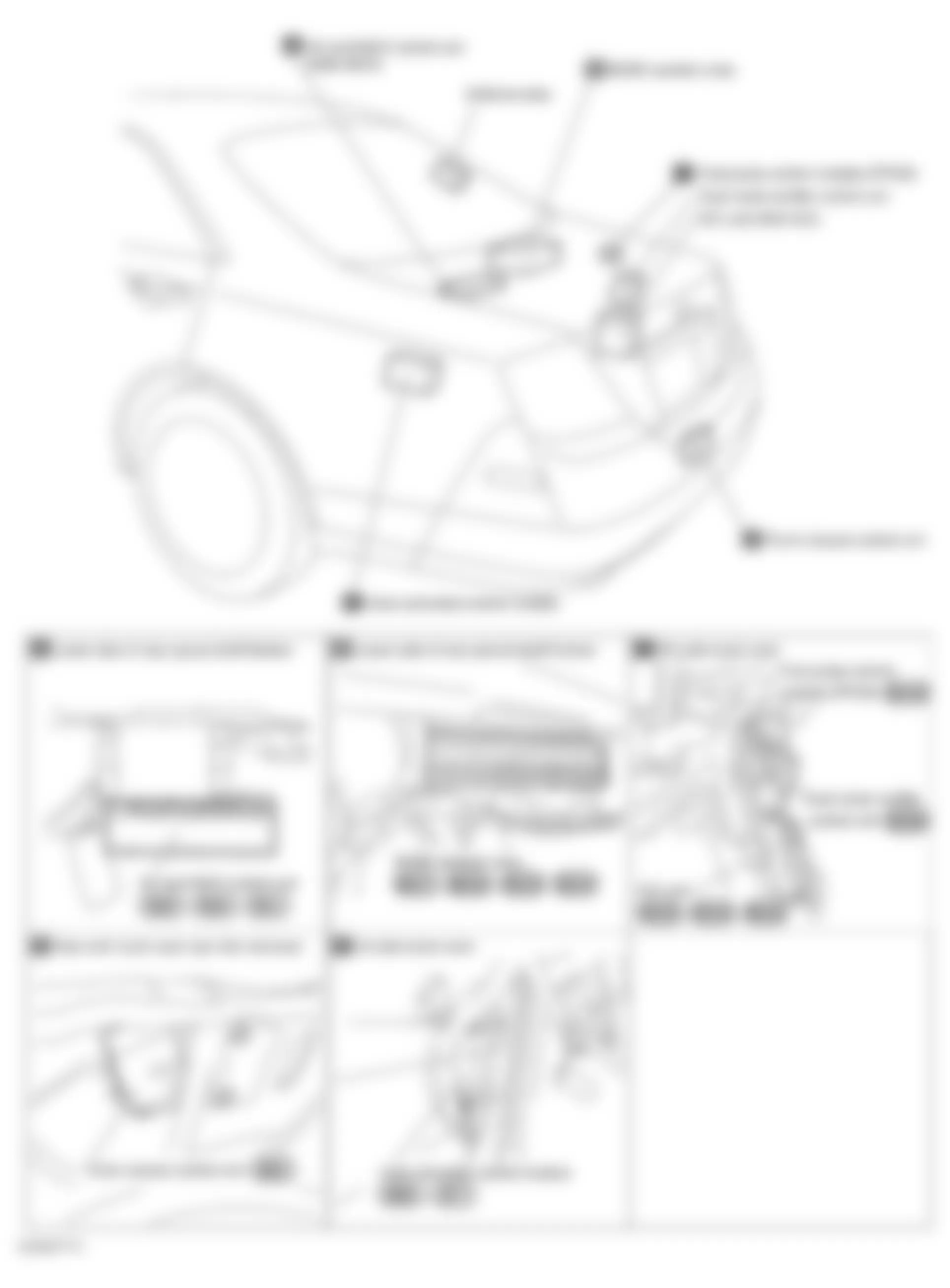 Infiniti M45 2004 - Component Locations -  Rear Of Vehicle