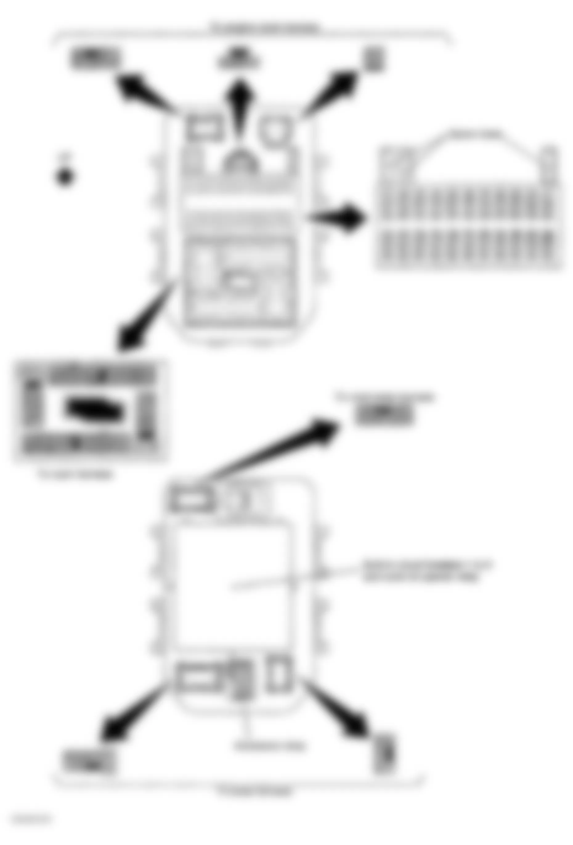Infiniti M45 2004 - Component Locations -  Locating Fuse Block No. 1 Components