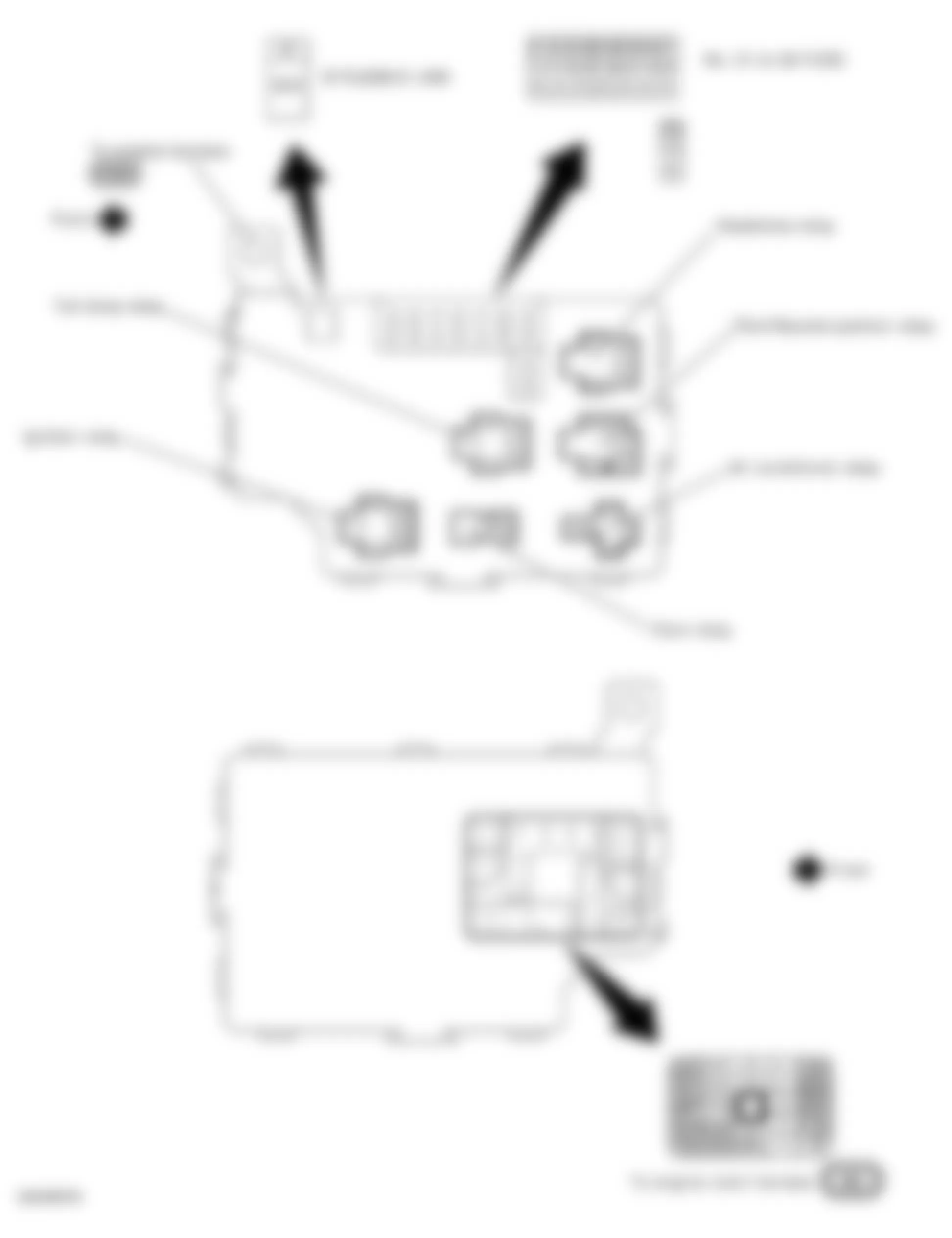 Infiniti Q45 2004 - Component Locations -  Fuse, Fusible Link & Relay Block (J/B)