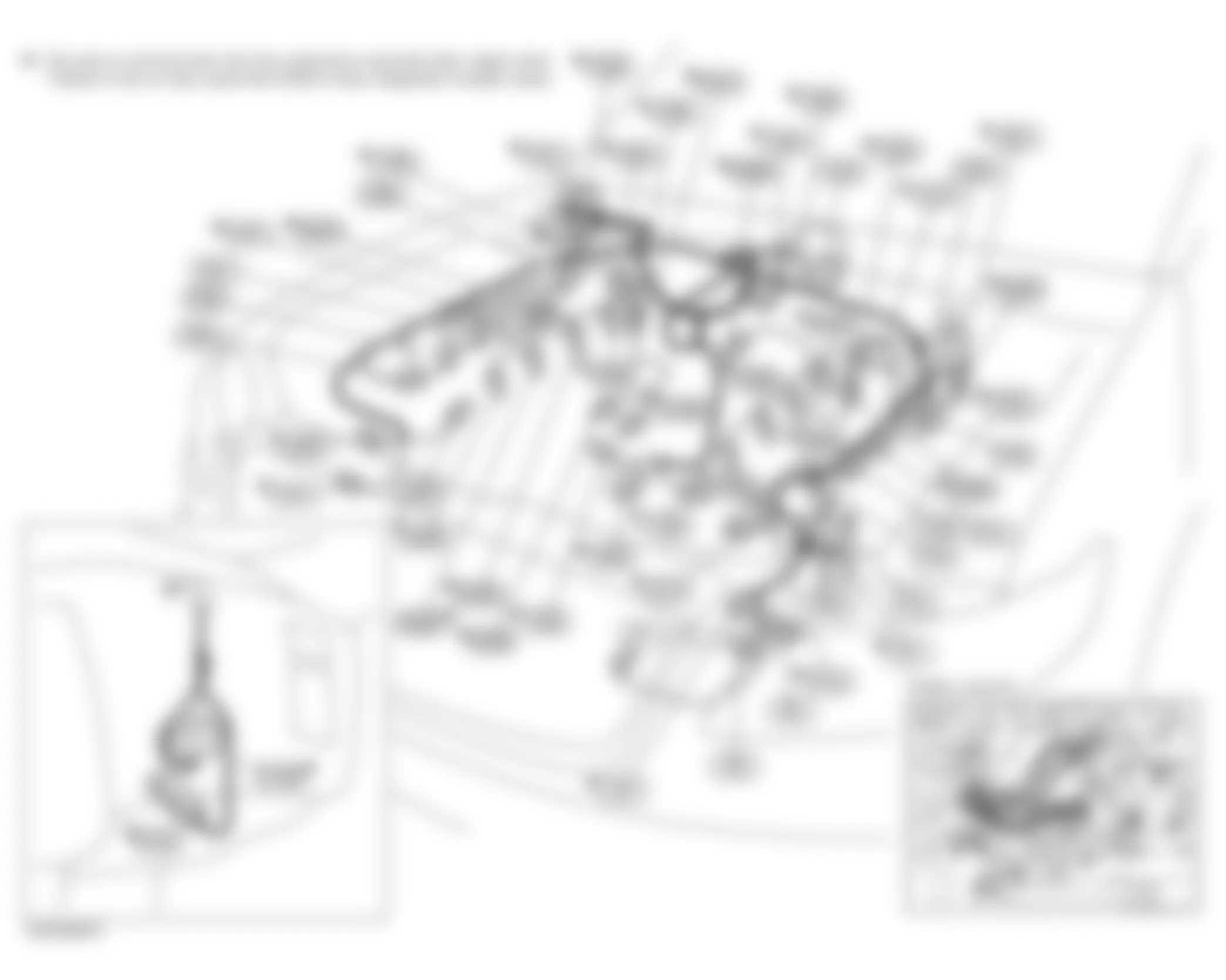 Infiniti FX35 2005 - Component Locations -  Engine (4.5L)