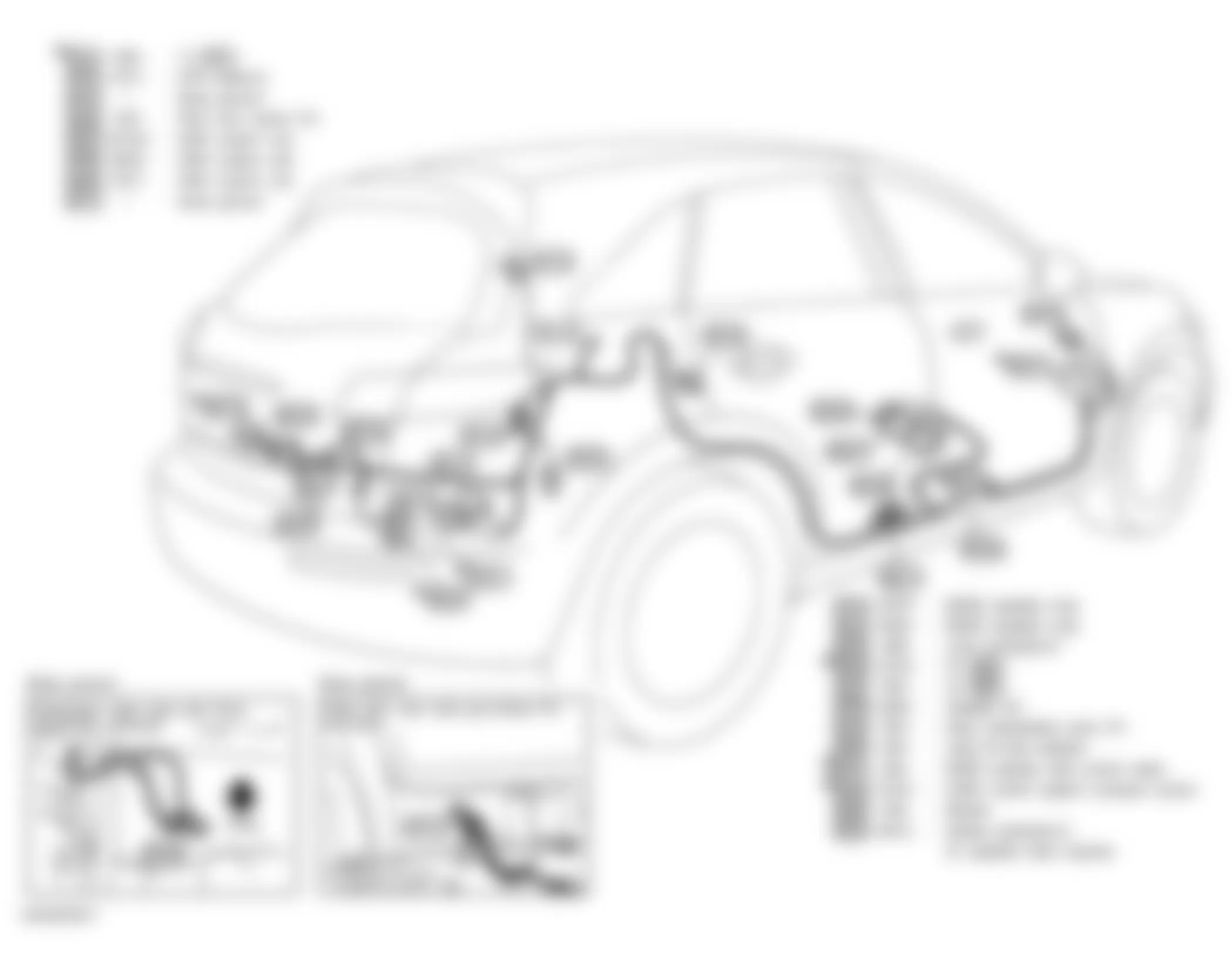 Infiniti FX35 2005 - Component Locations -  Right Side & Rear Of Body