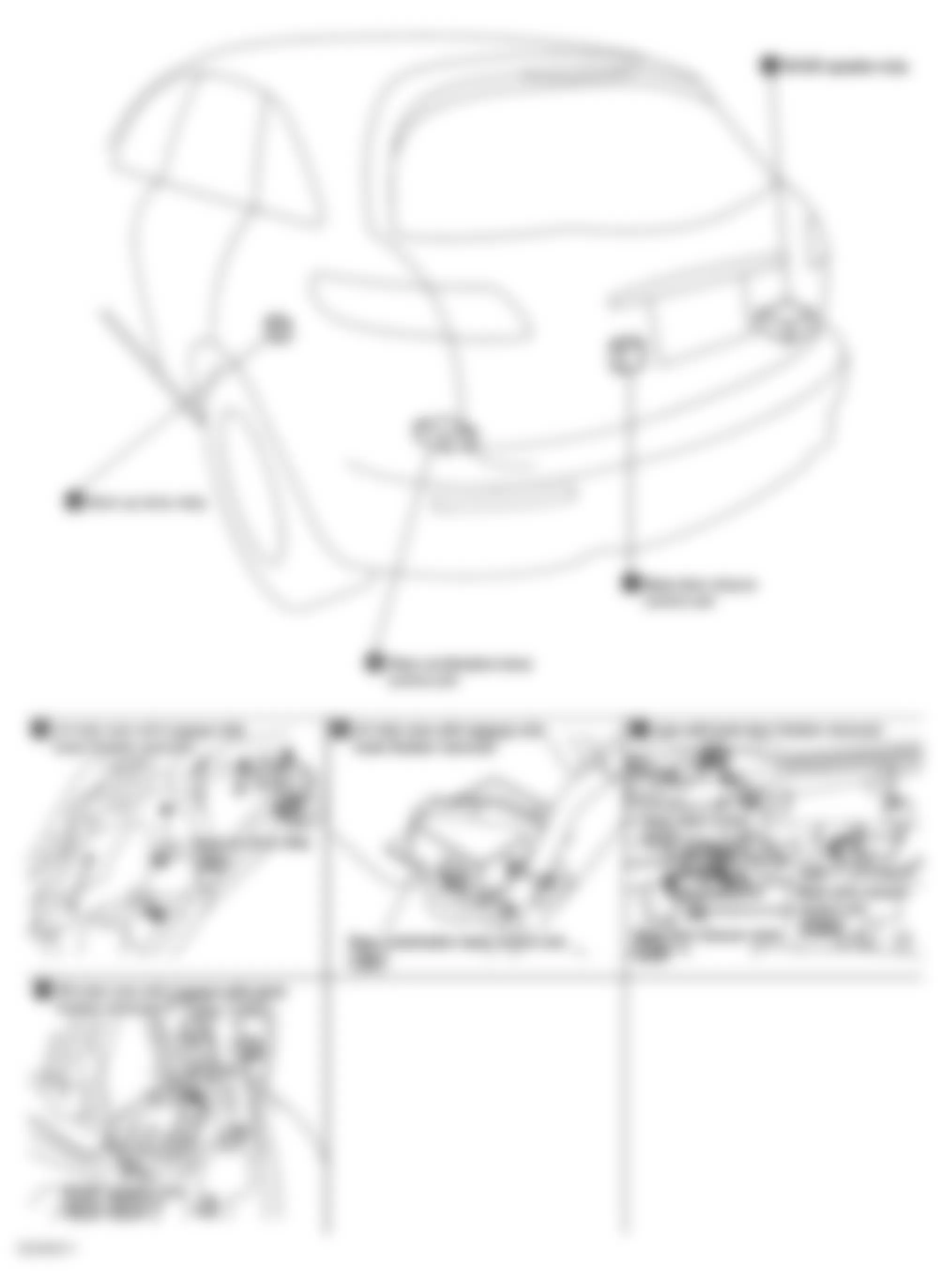 Infiniti FX35 2005 - Component Locations -  Luggage Compartment